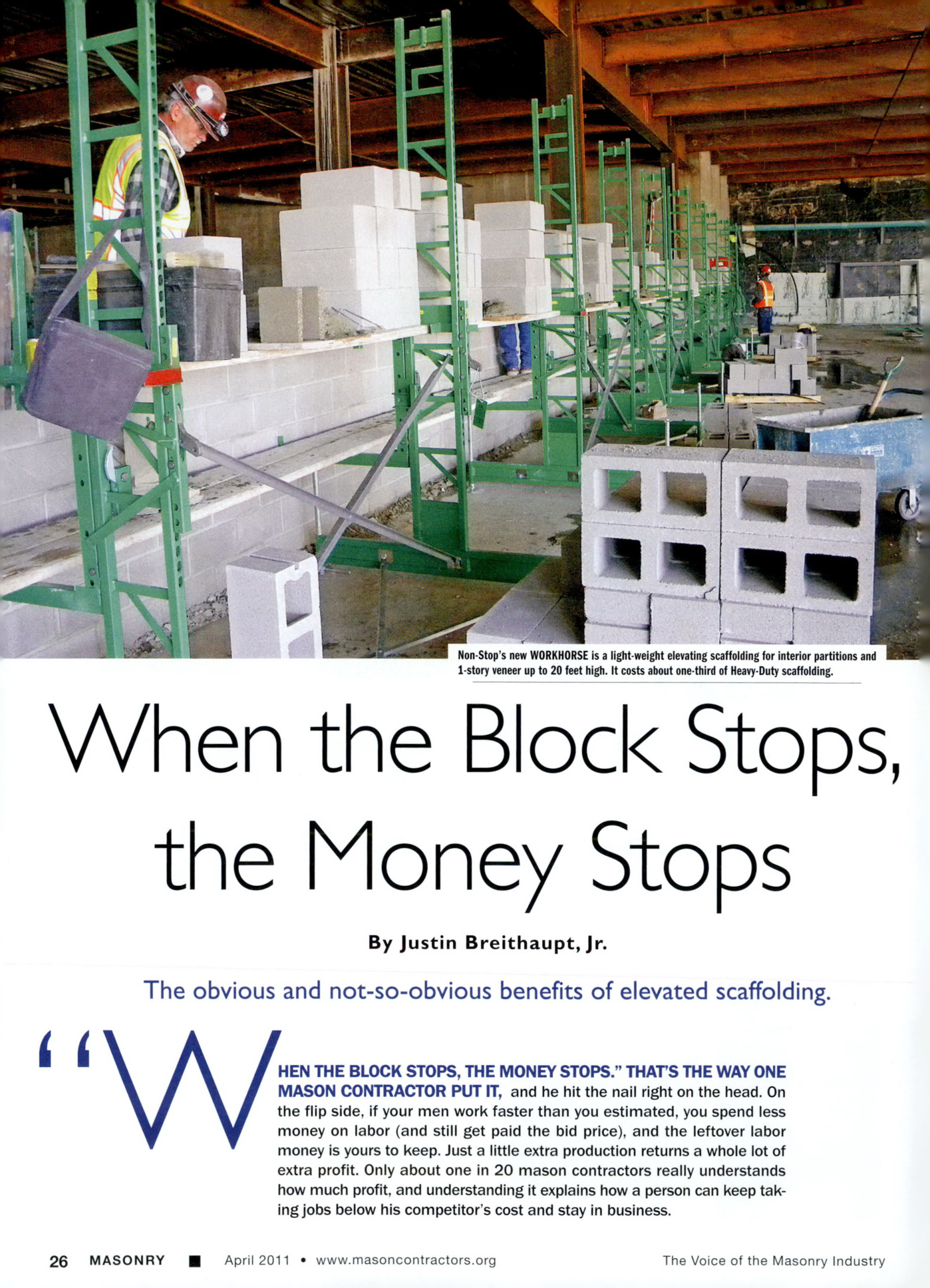 Masonry Magazine April 2011 Page. 28