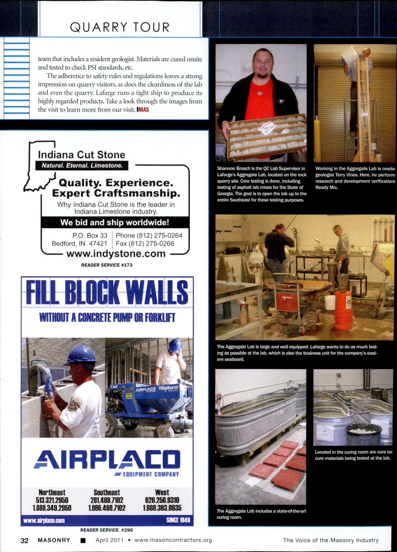 Masonry Magazine April 2011 Page. 34