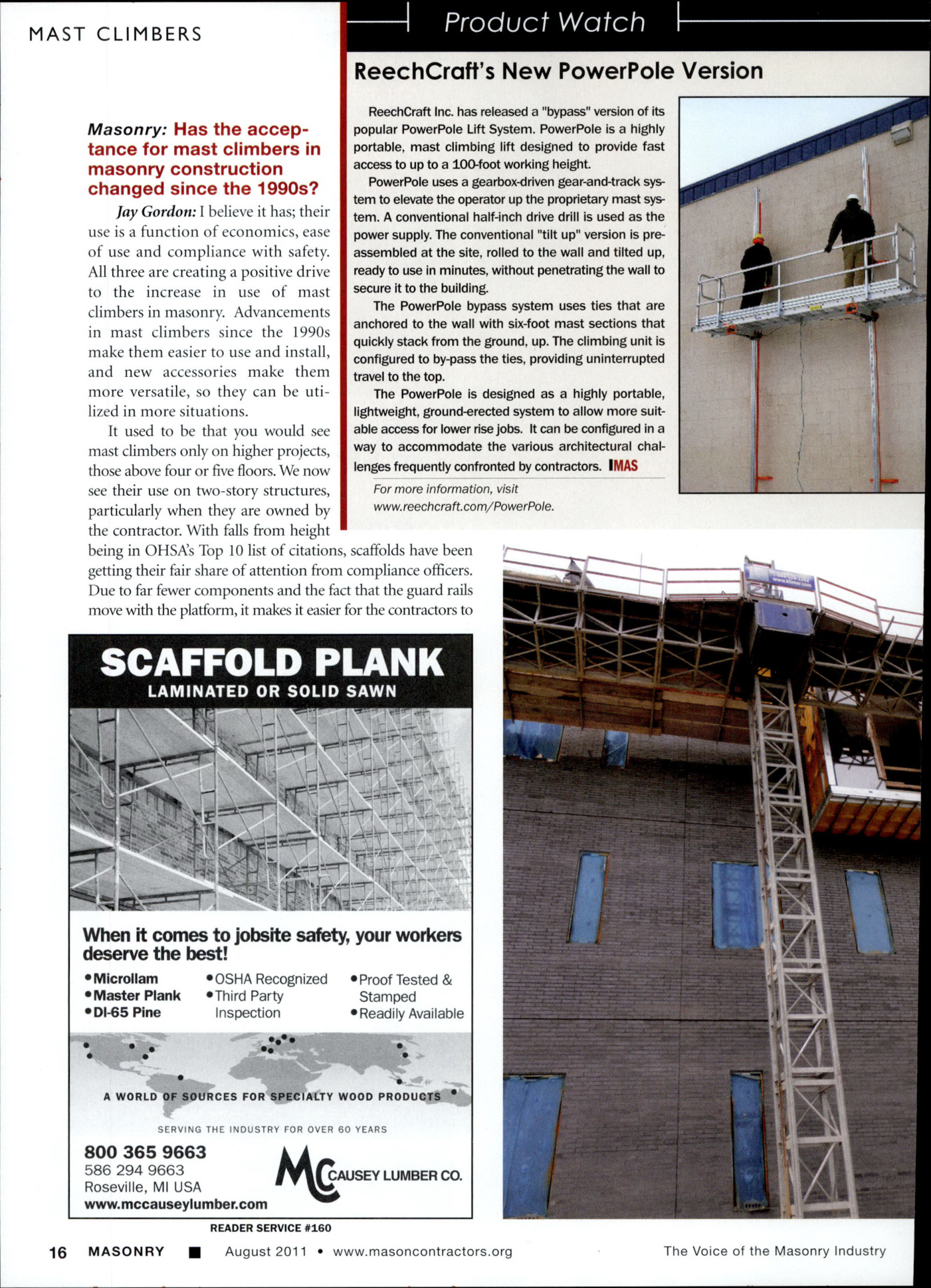 Masonry Magazine August 2011 Page. 18