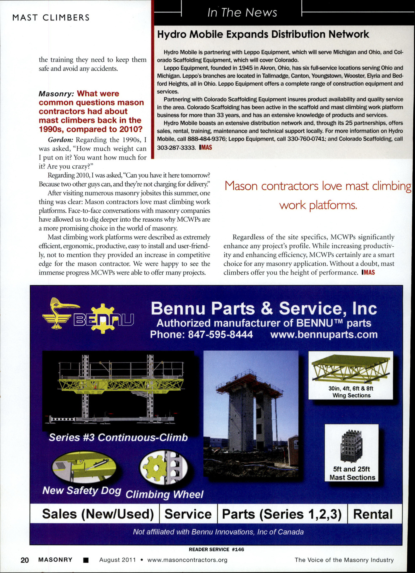 Masonry Magazine August 2011 Page. 22