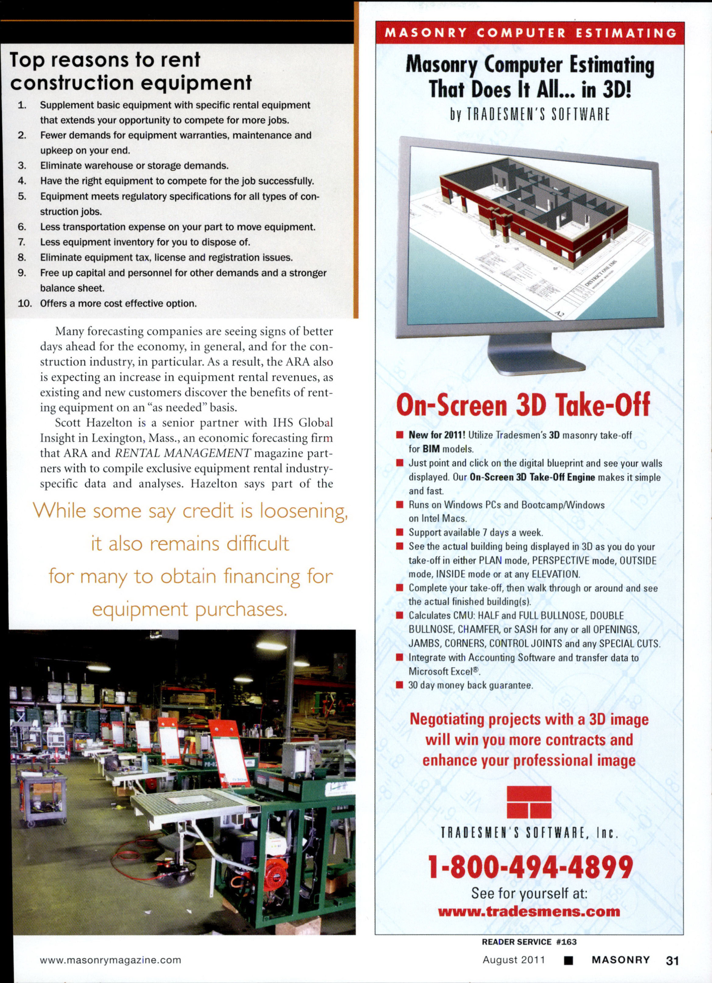 Masonry Magazine August 2011 Page. 33