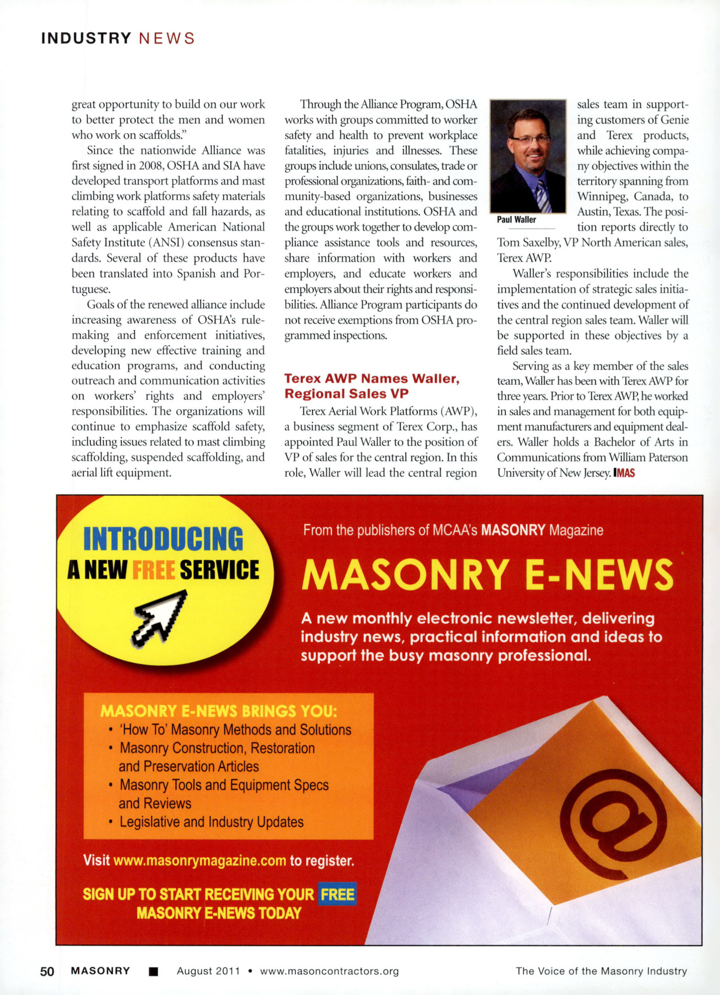 Masonry Magazine August 2011 Page. 52