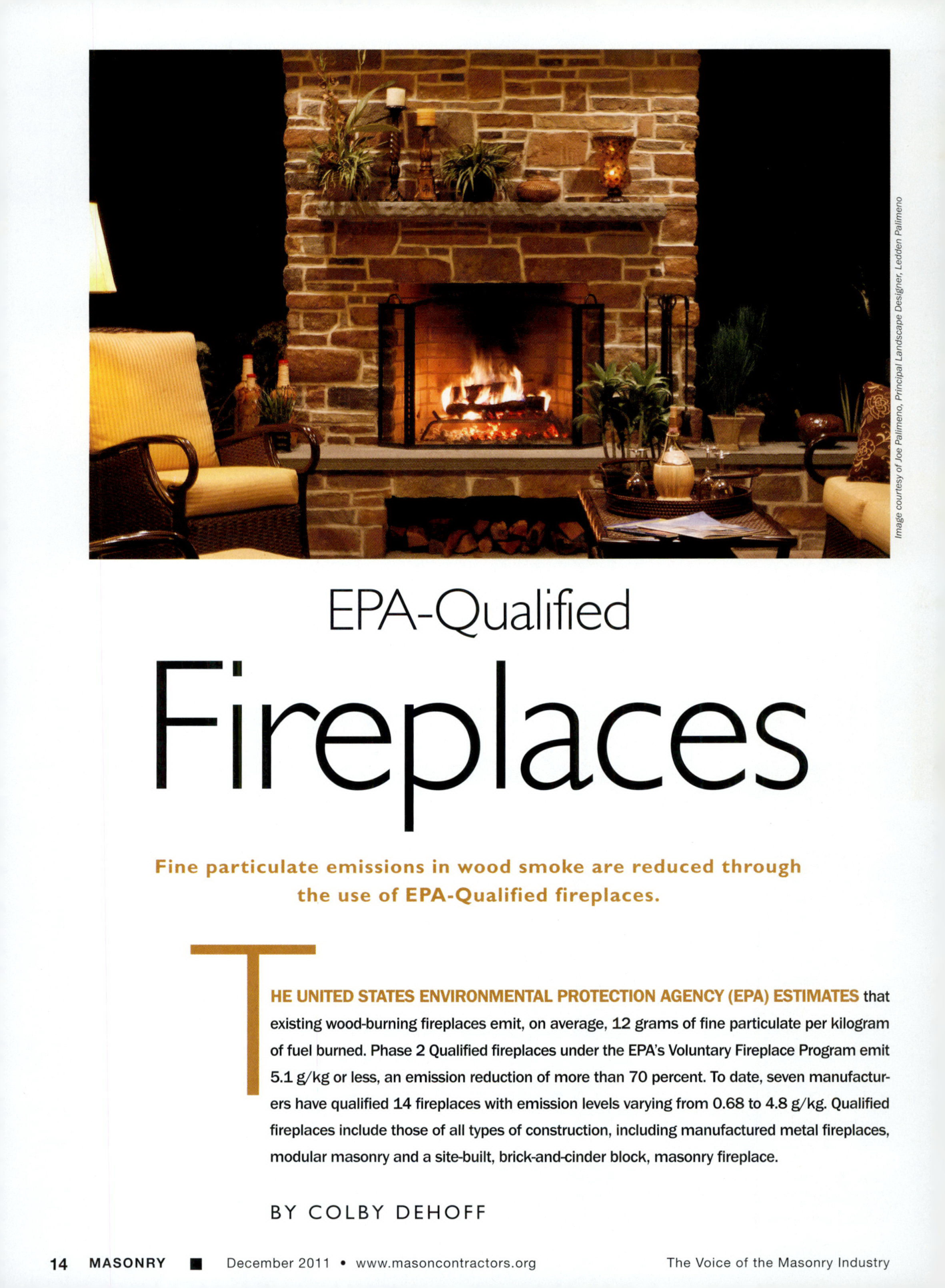 Masonry Magazine December 2011 Page. 16