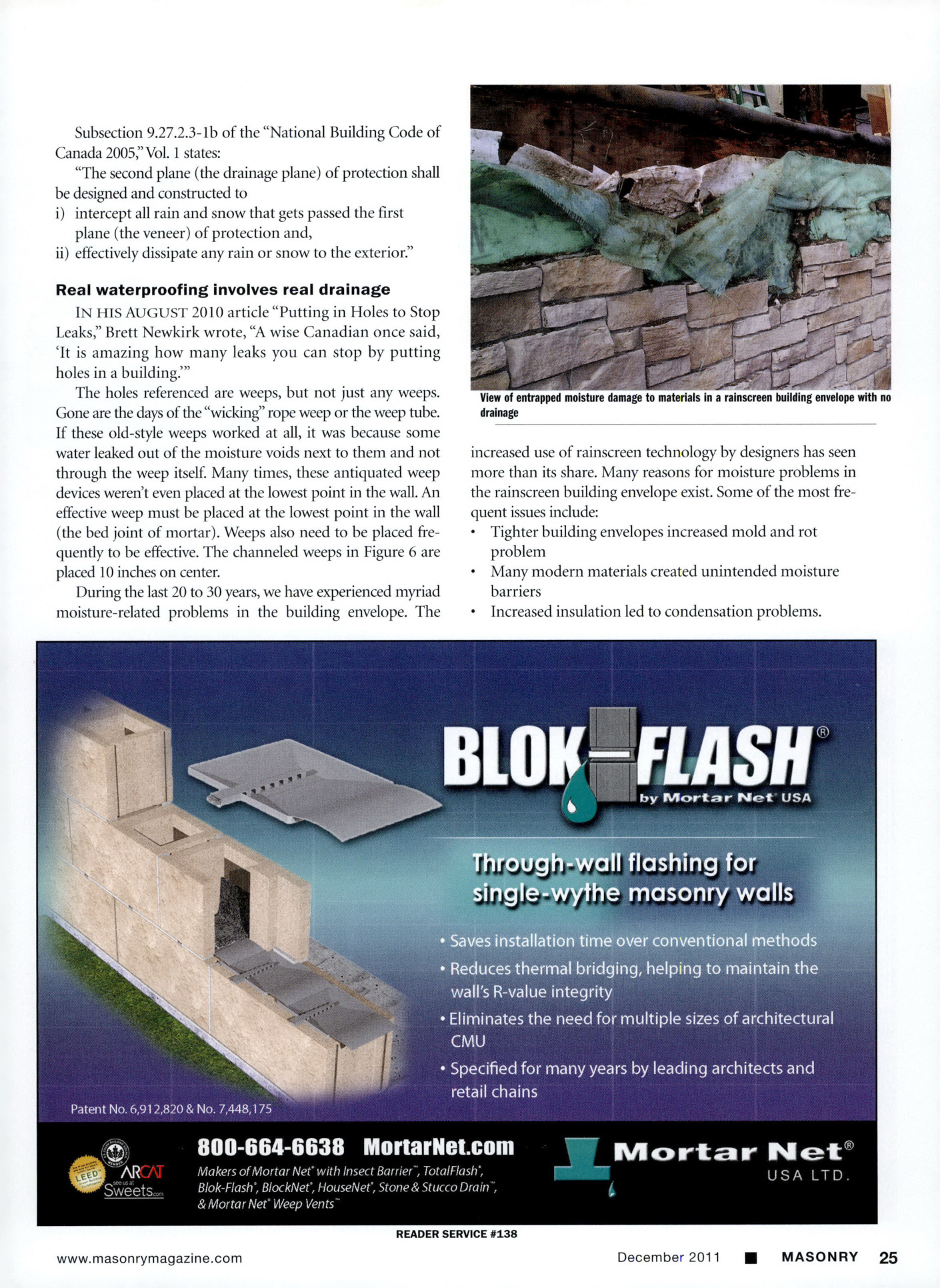 Masonry Magazine December 2011 Page. 27