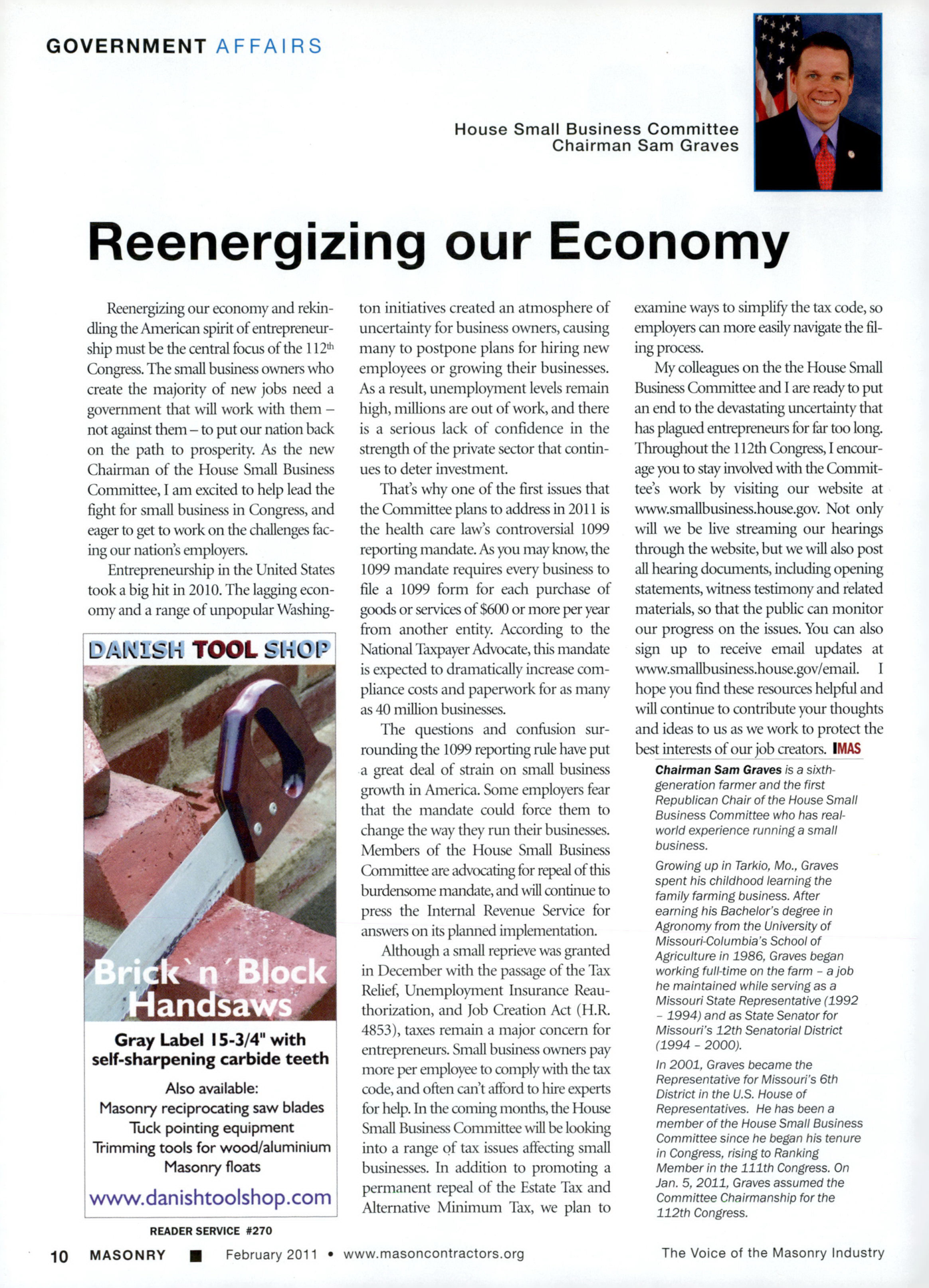 Masonry Magazine February 2011 Page. 12