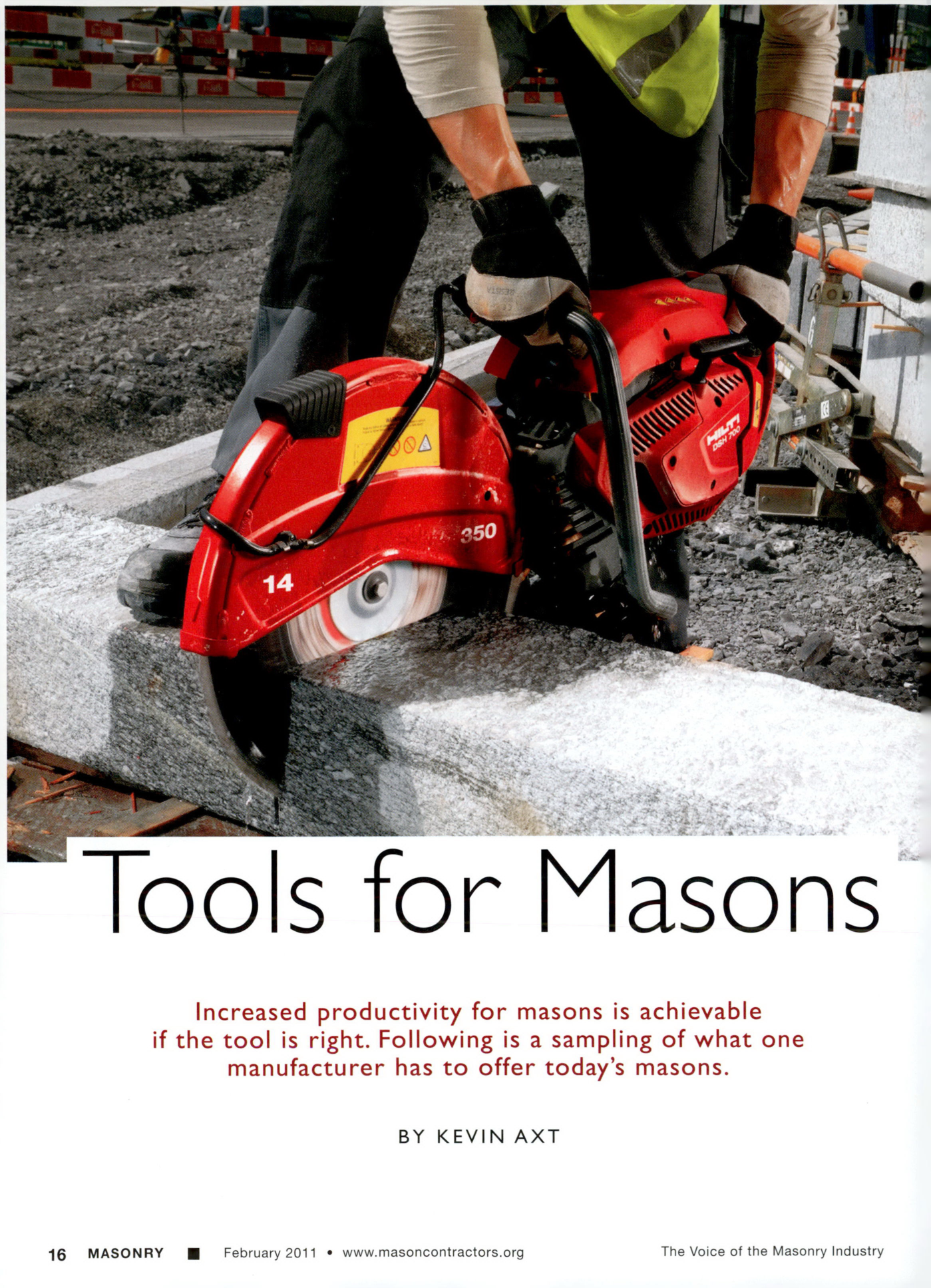 Masonry Magazine February 2011 Page. 18