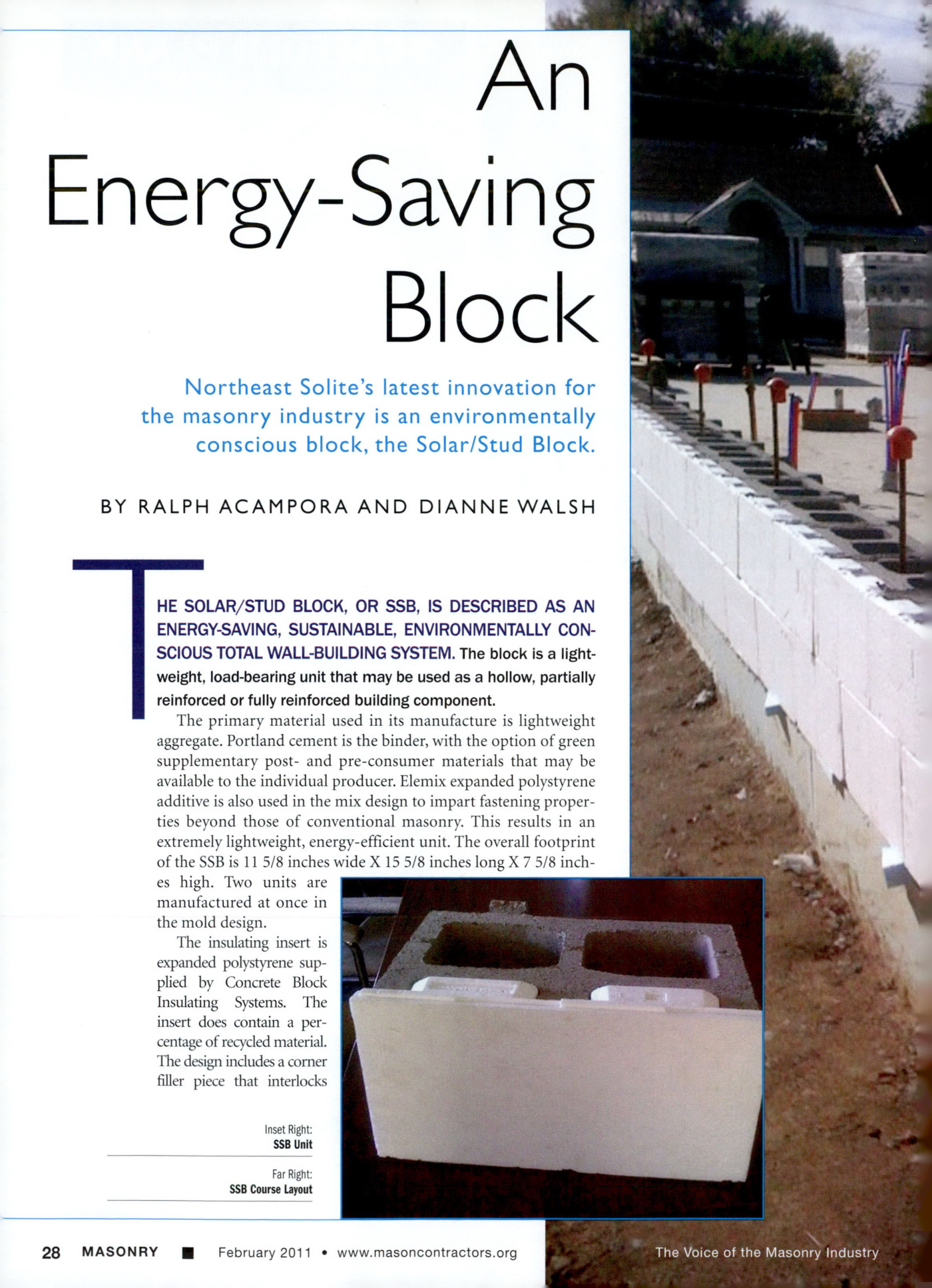 Masonry Magazine February 2011 Page. 30