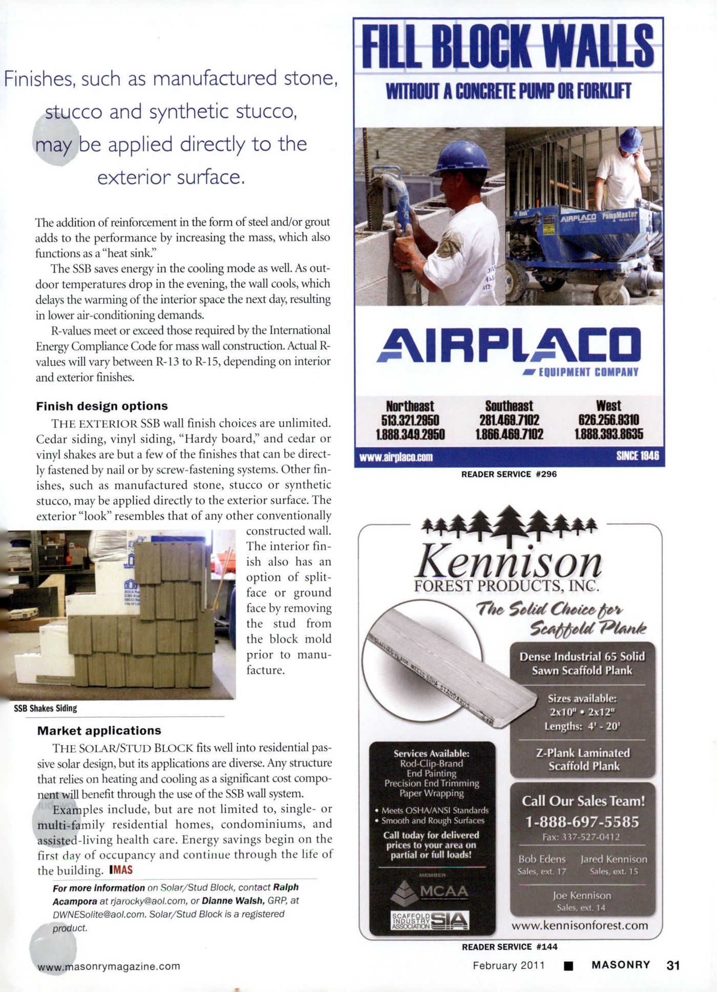 Masonry Magazine February 2011 Page. 41
