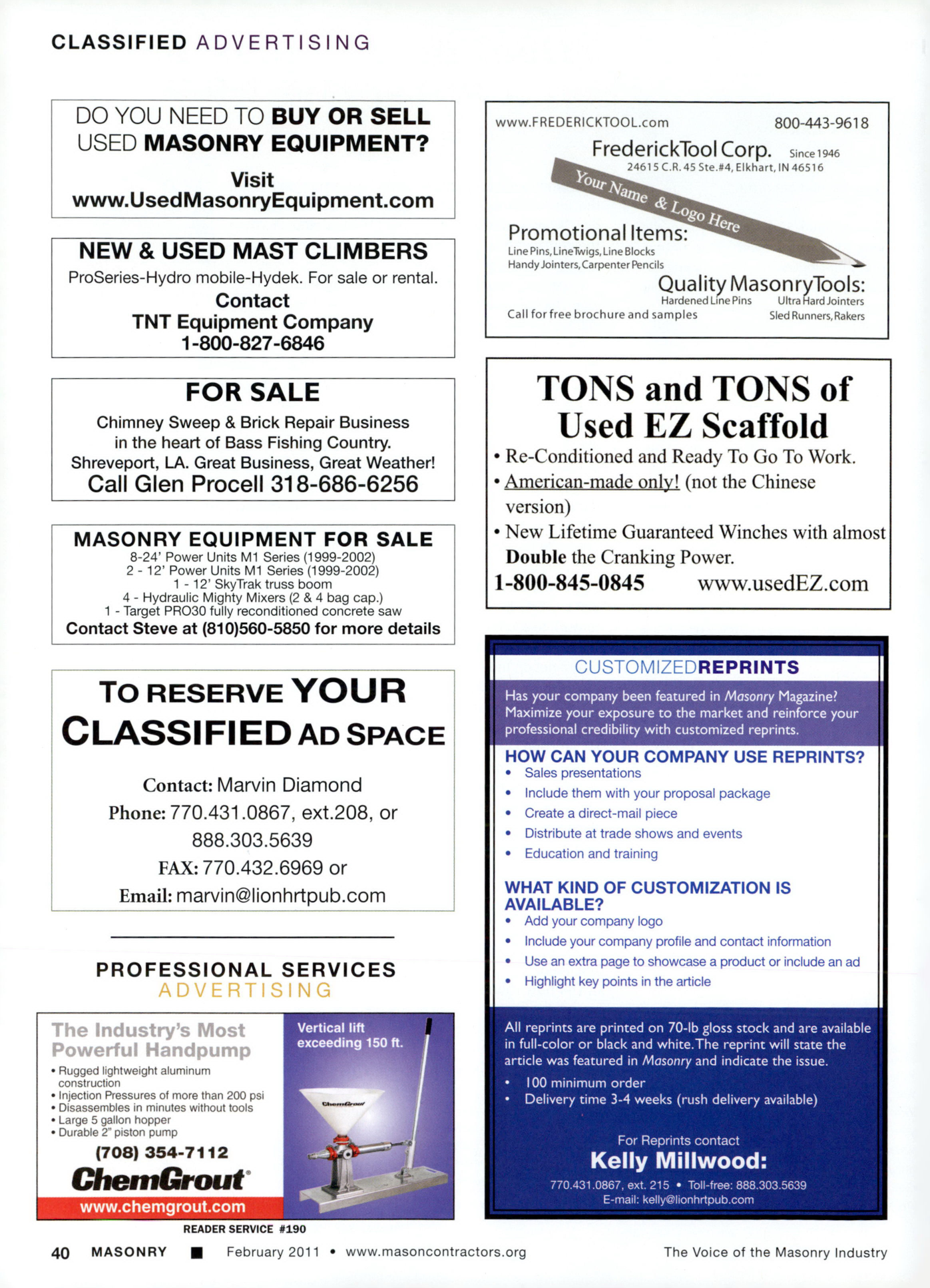 Masonry Magazine February 2011 Page. 50