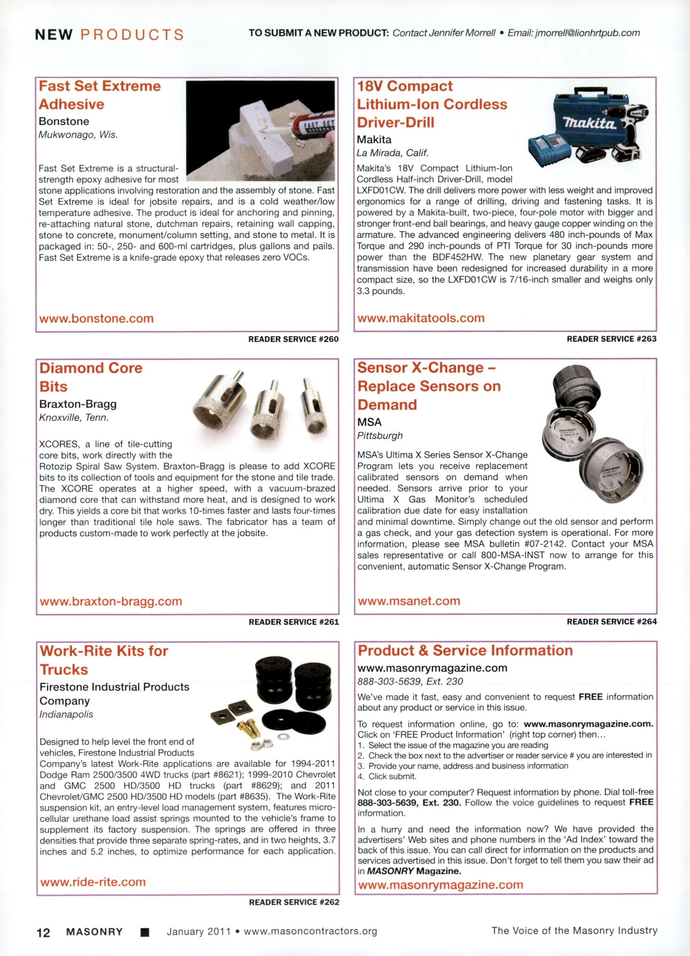 Masonry Magazine January 2011 Page. 14