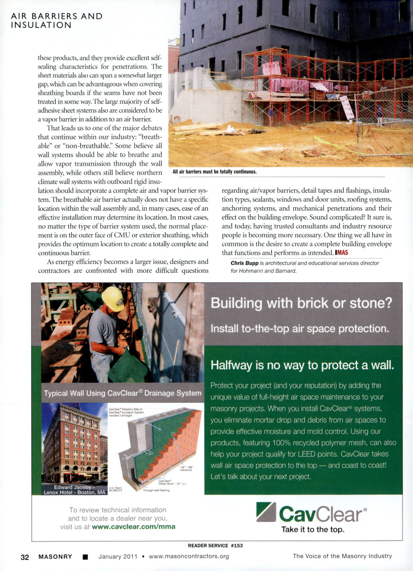 Masonry Magazine January 2011 Page. 34
