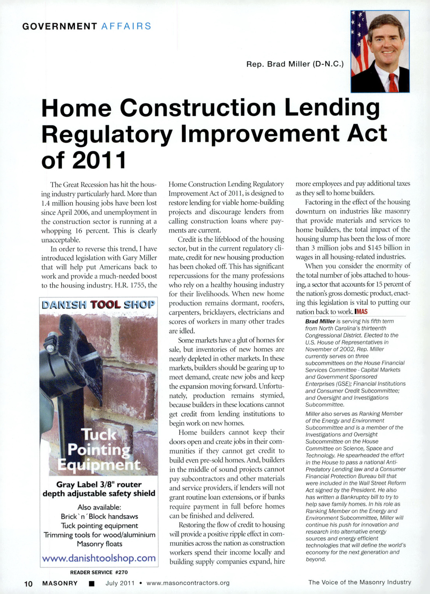 Masonry Magazine July 2011 Page. 12