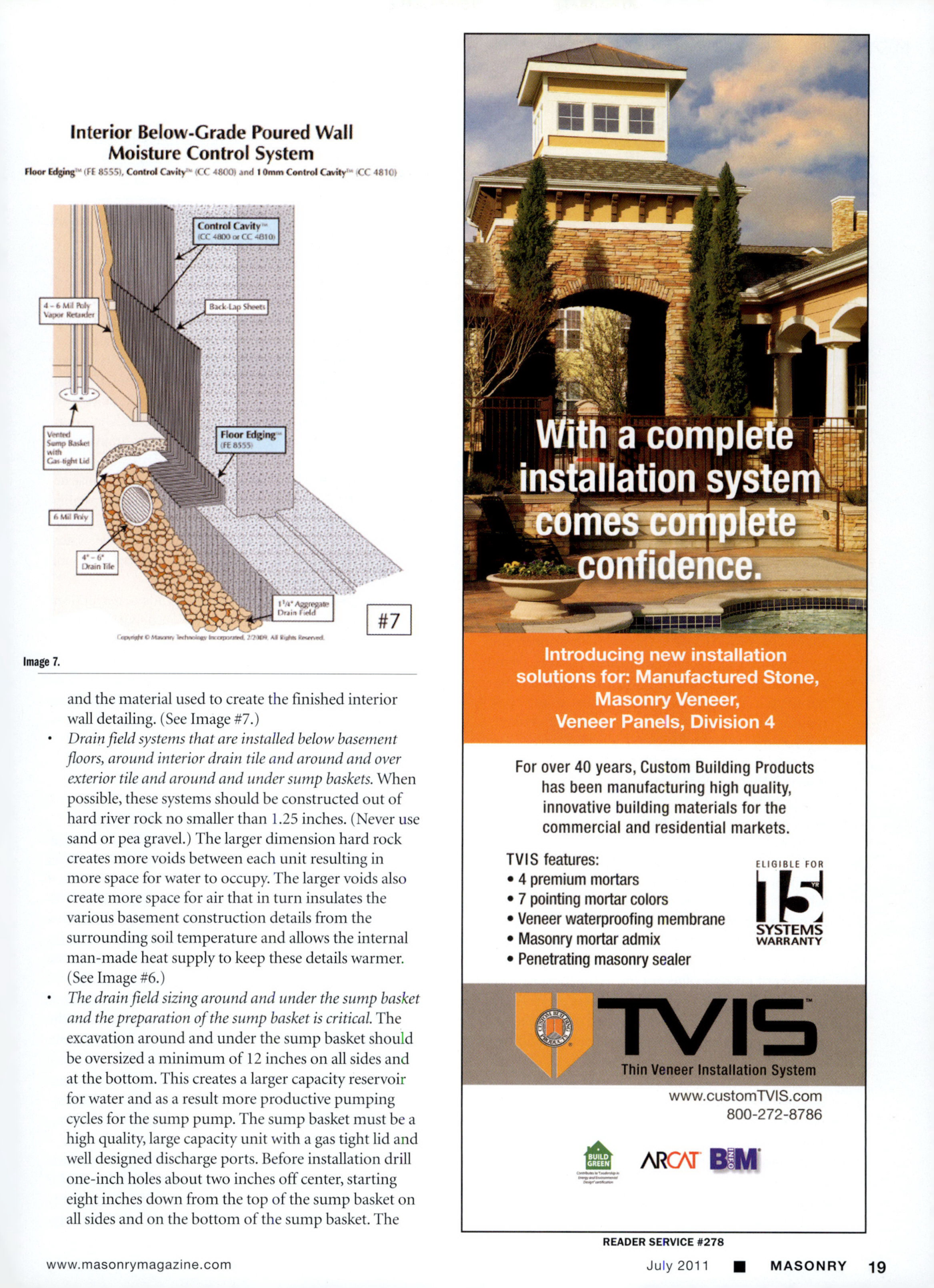 Masonry Magazine July 2011 Page. 21