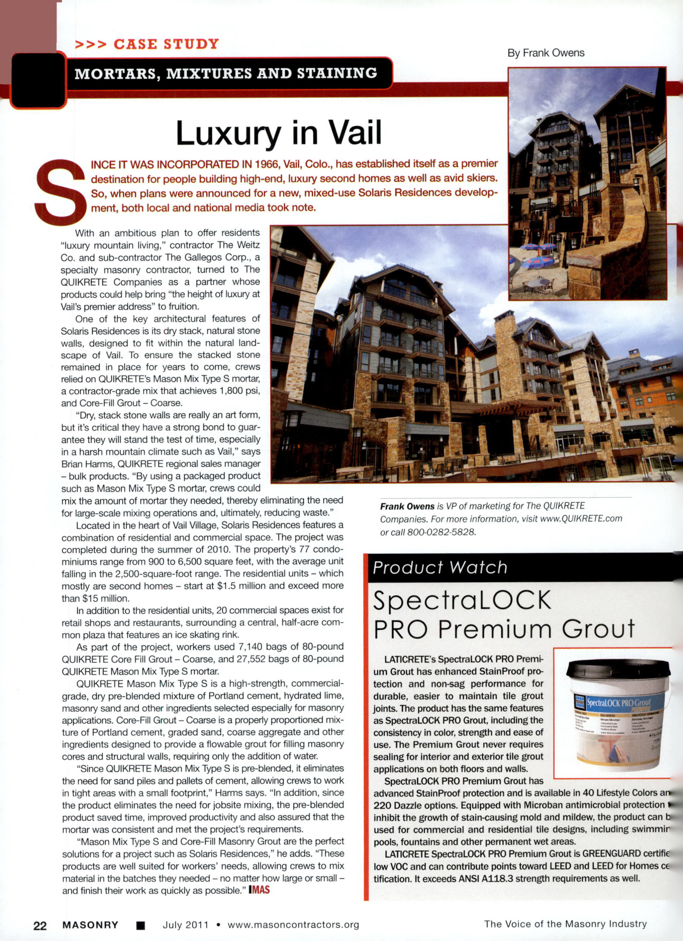 Masonry Magazine July 2011 Page. 24