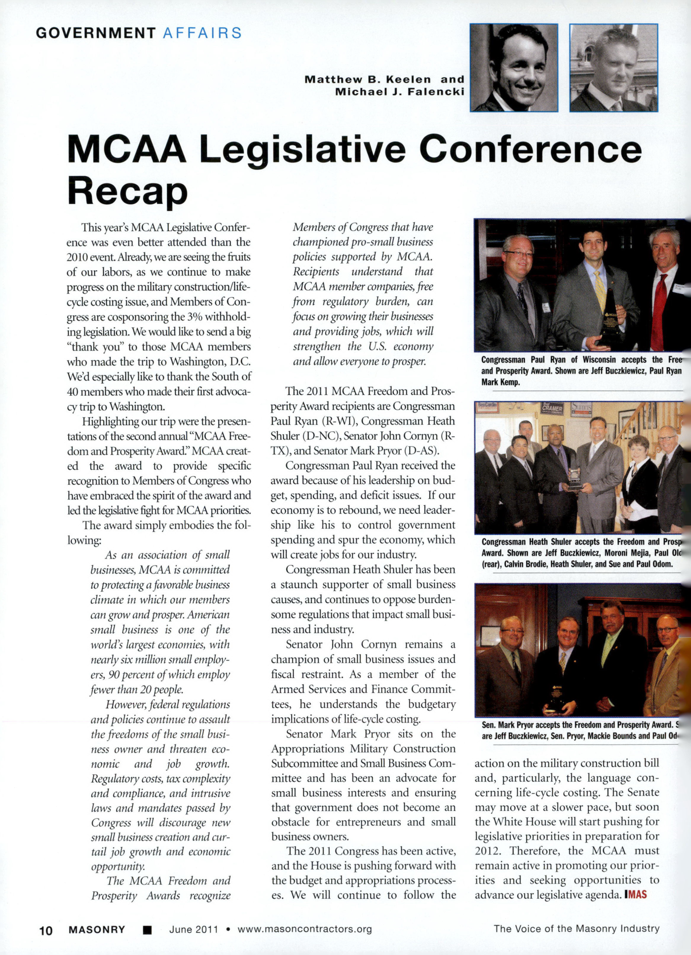Masonry Magazine June 2011 Page. 12