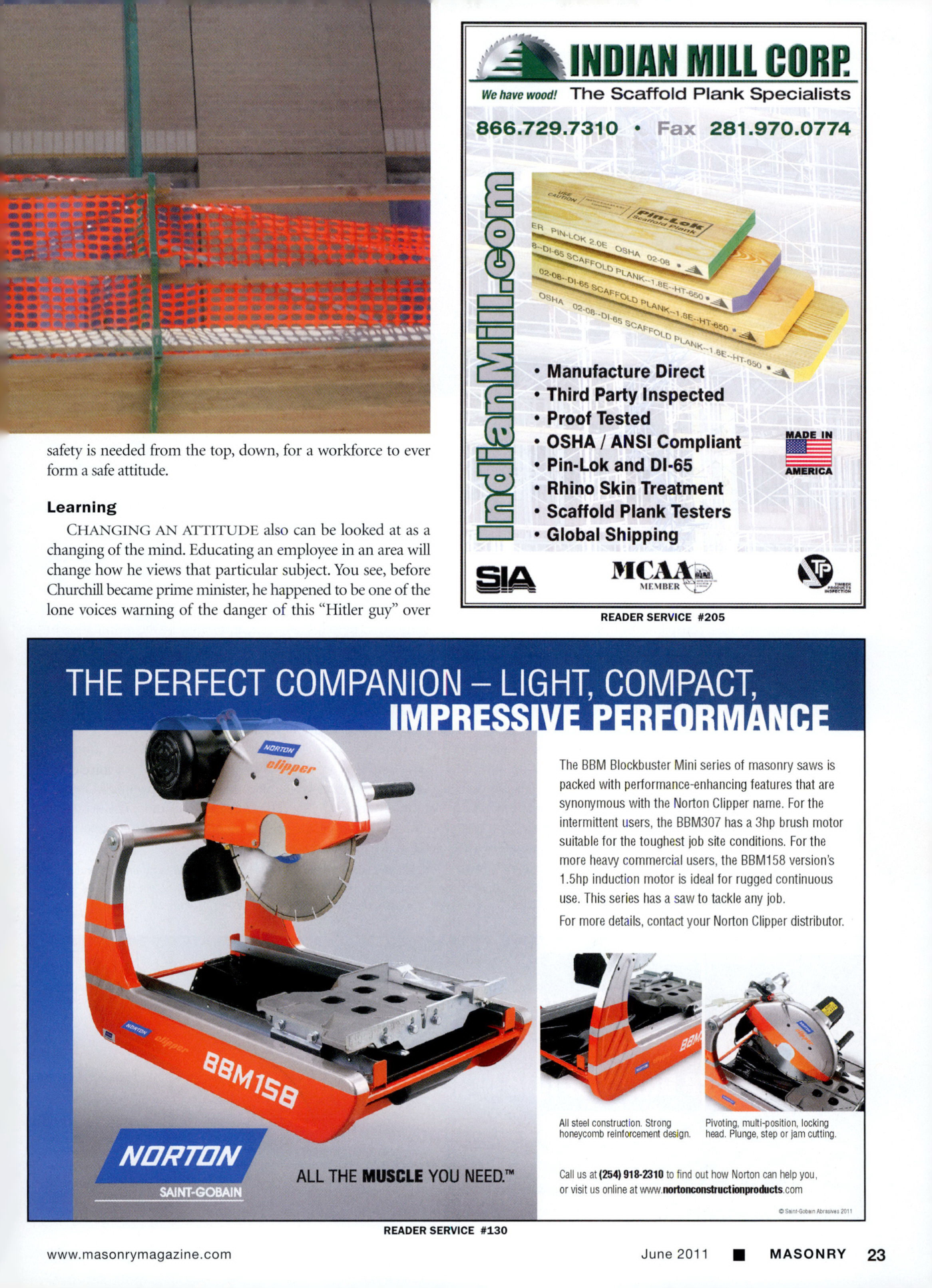 Masonry Magazine June 2011 Page. 25