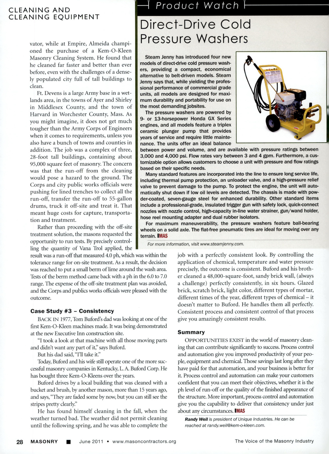 Masonry Magazine June 2011 Page. 30