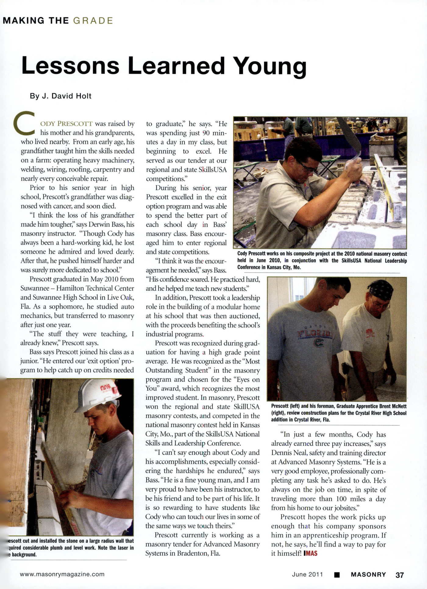 Masonry Magazine June 2011 Page. 39
