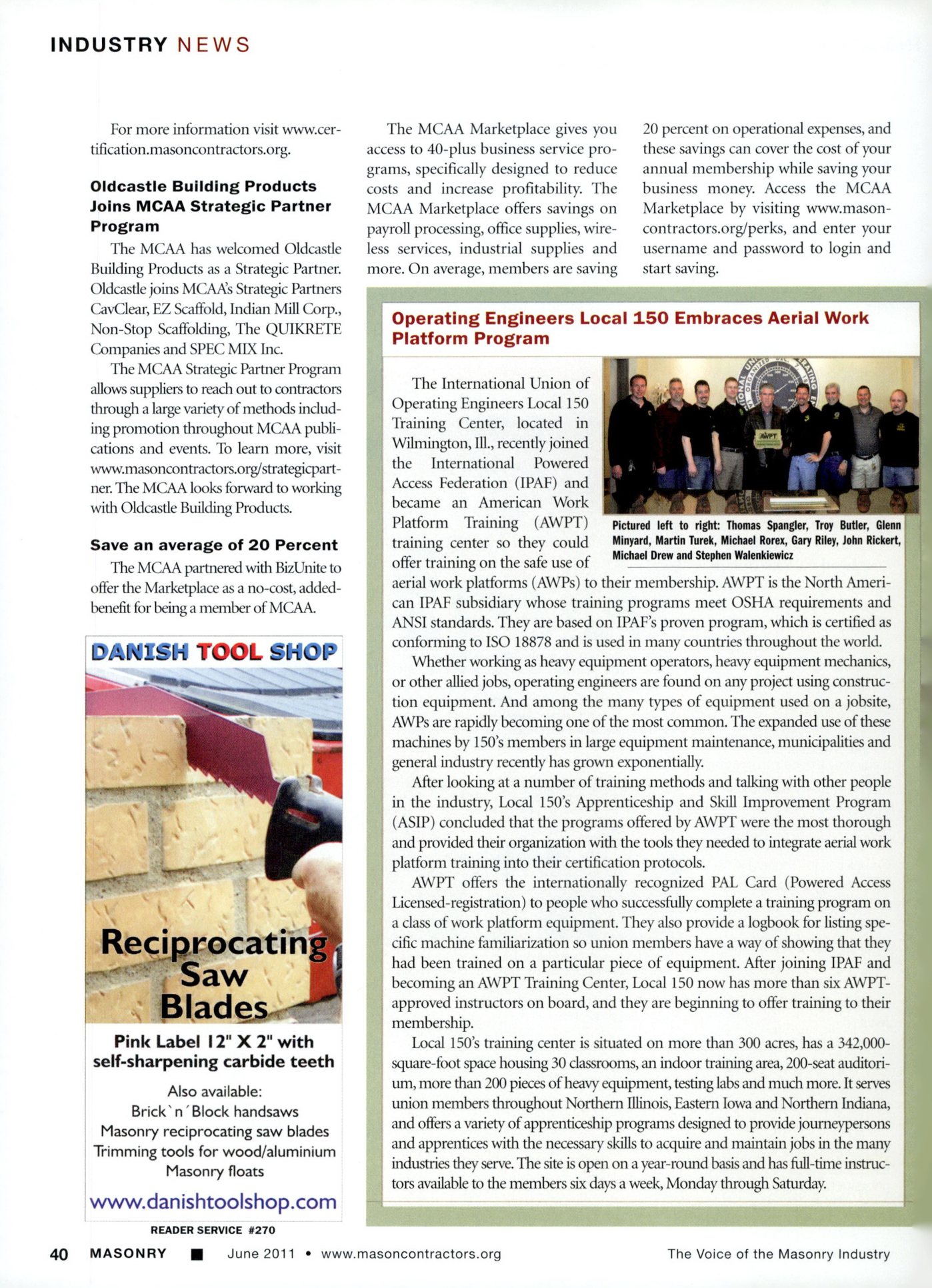 Masonry Magazine June 2011 Page. 42