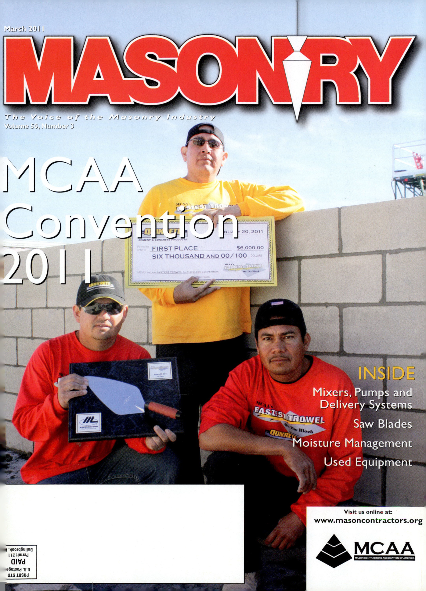 Masonry Magazine March 2011 Page. 1
