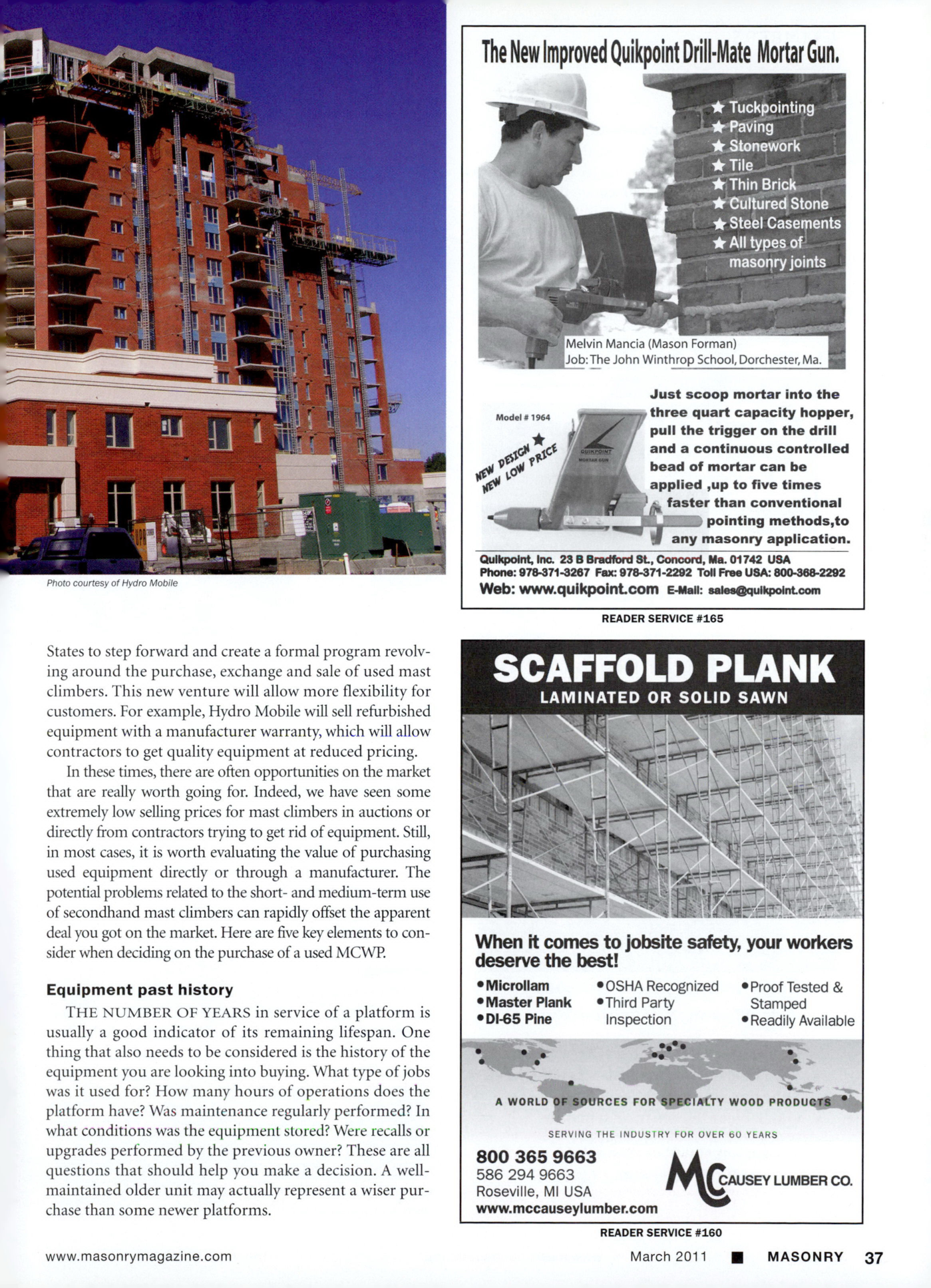 Masonry Magazine March 2011 Page. 39