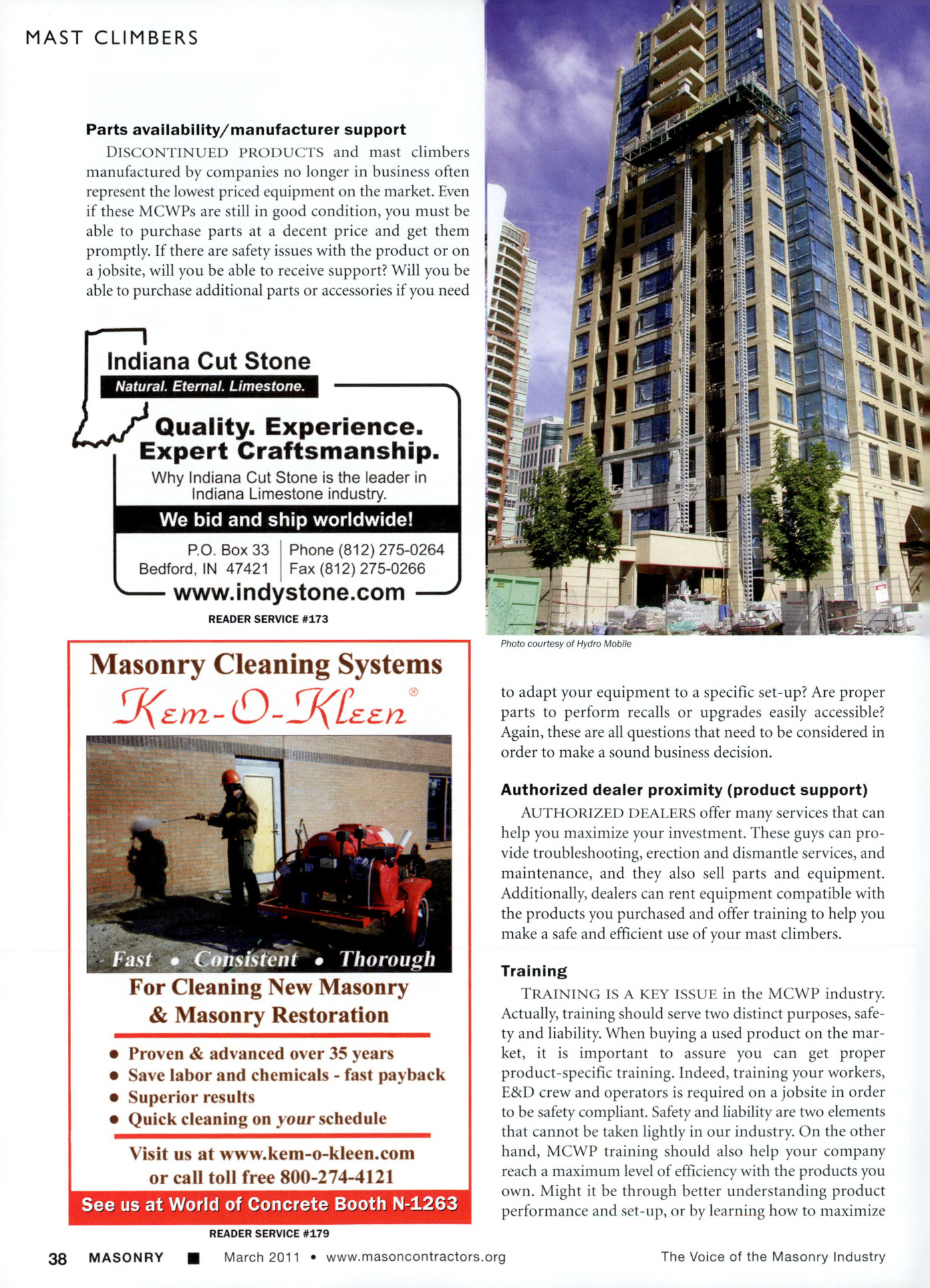 Masonry Magazine March 2011 Page. 40