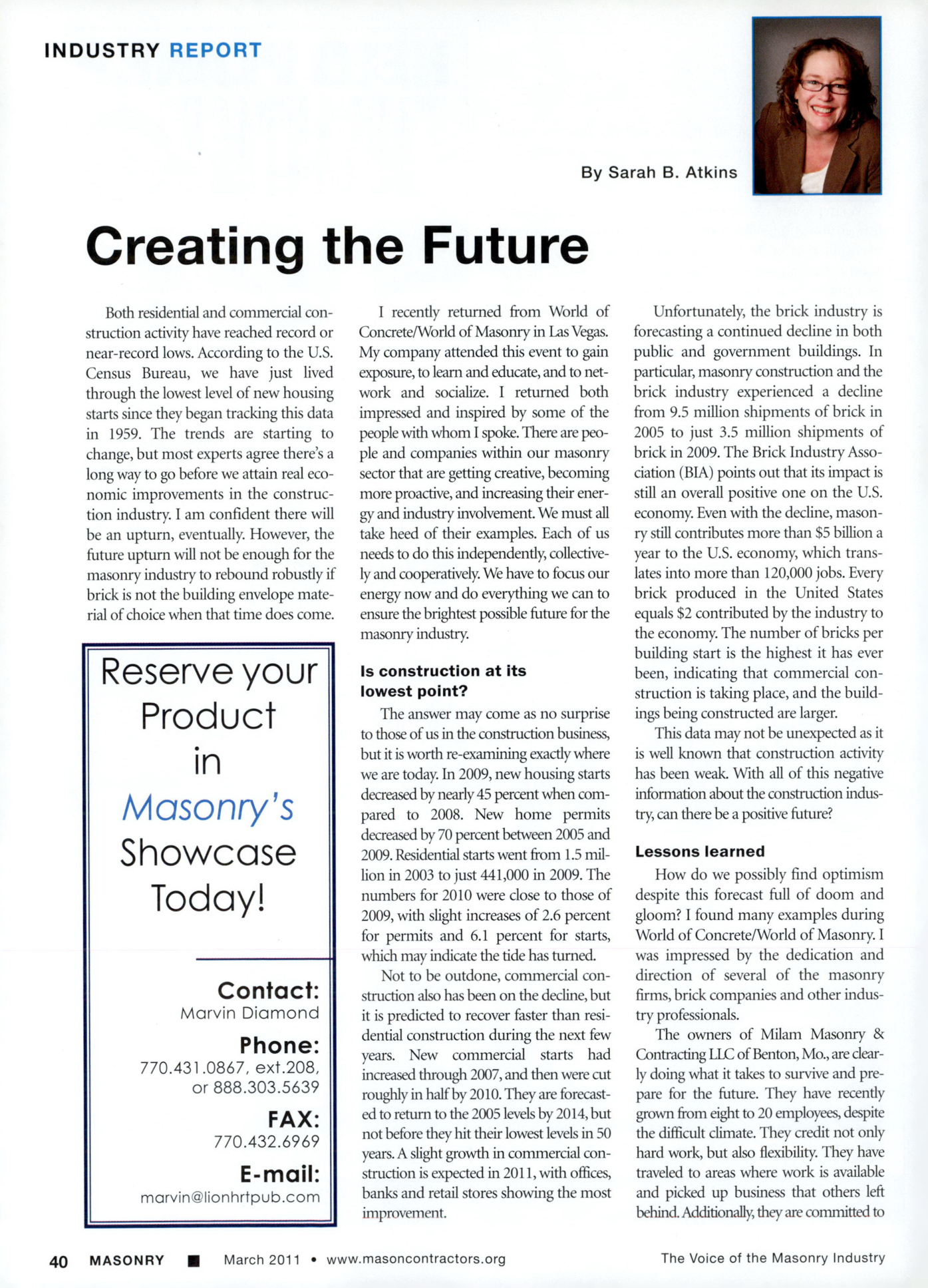 Masonry Magazine March 2011 Page. 42