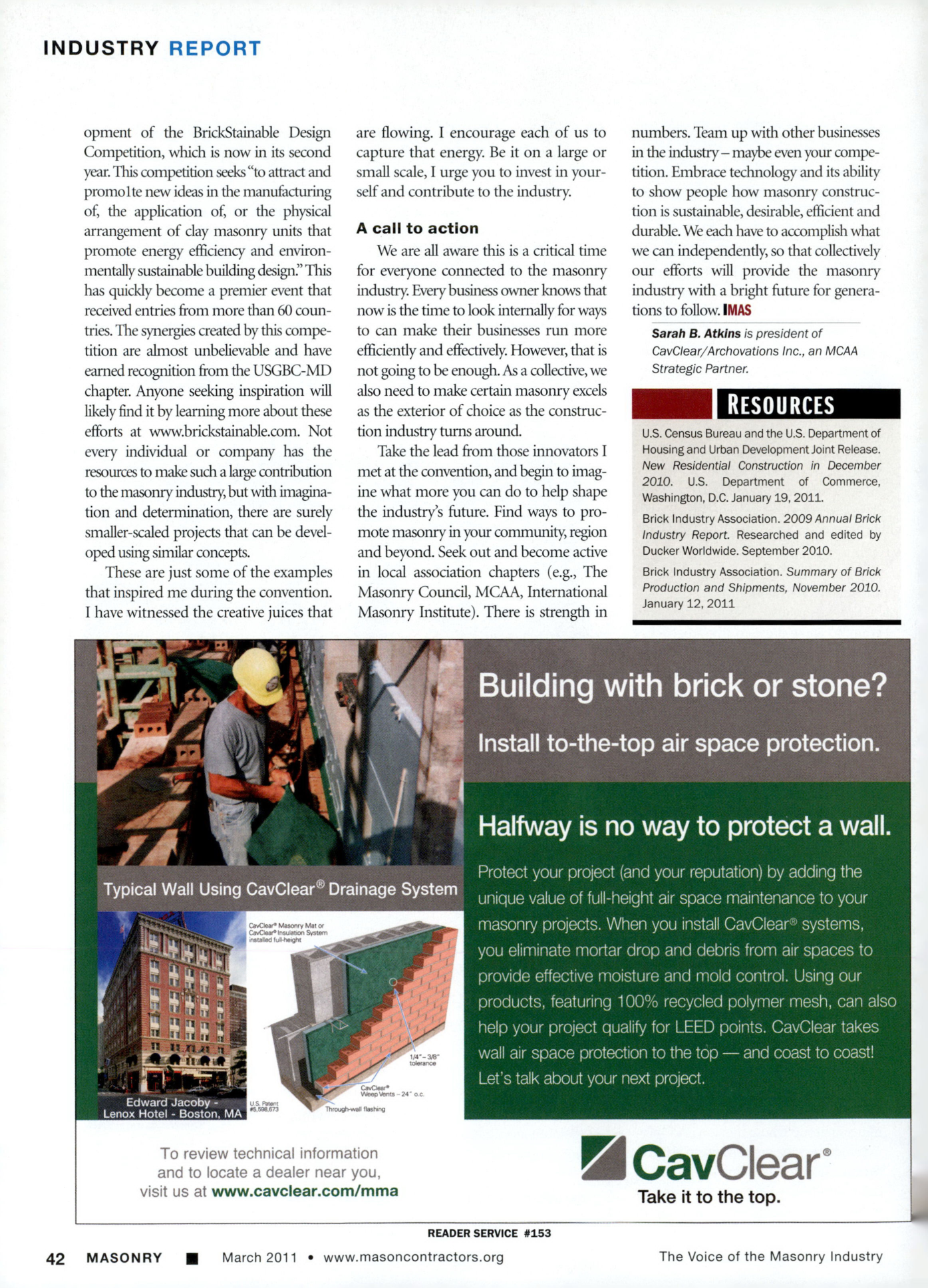 Masonry Magazine March 2011 Page. 44