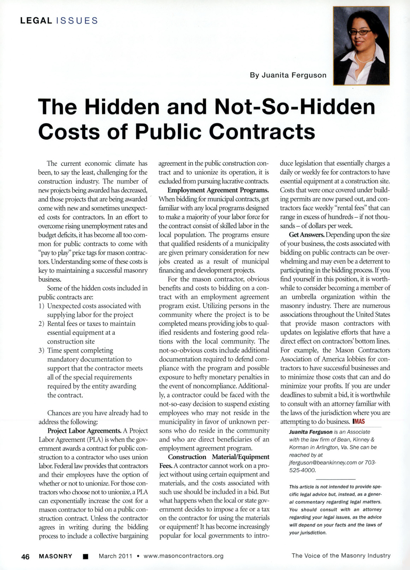 Masonry Magazine March 2011 Page. 48