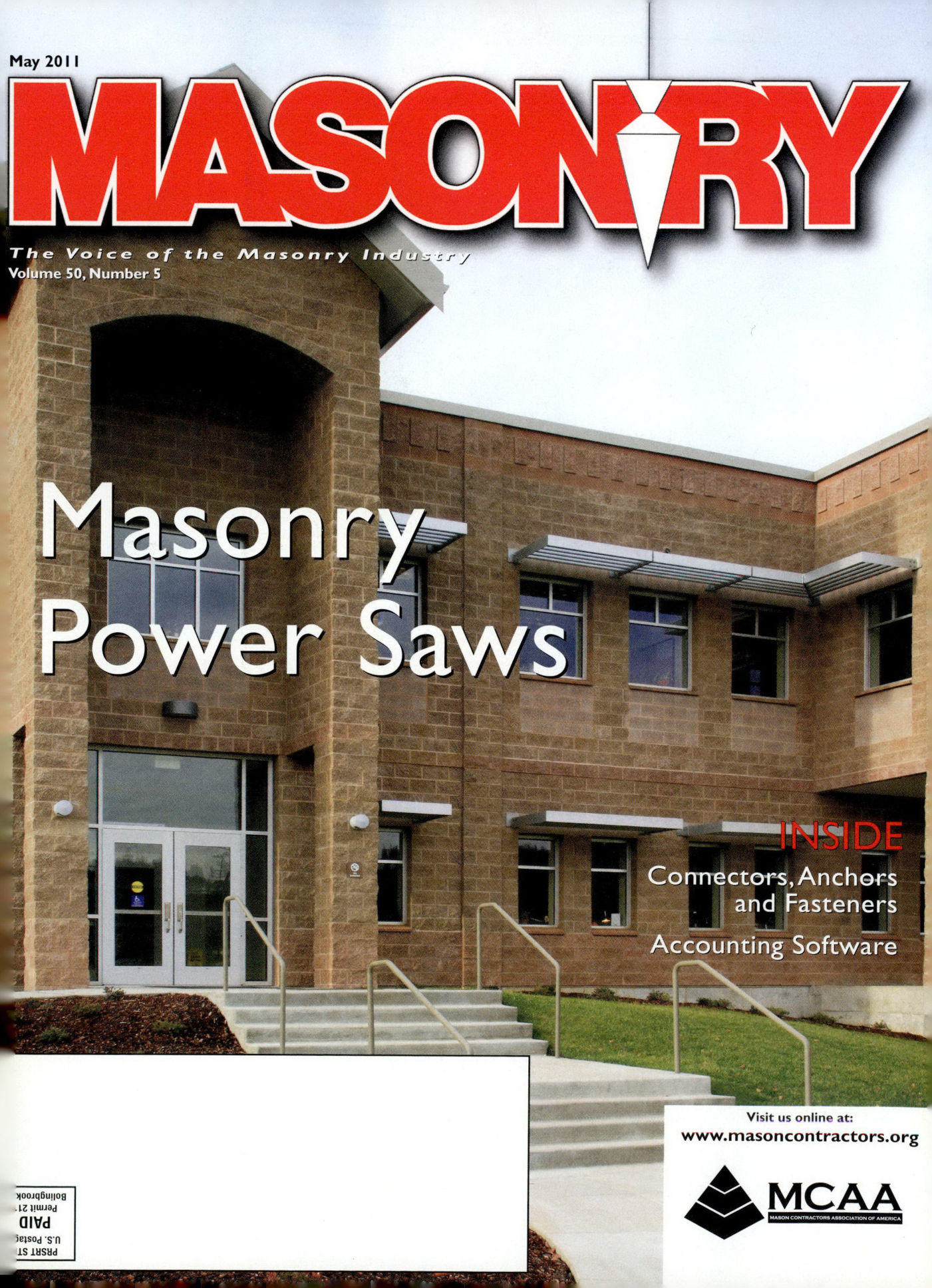 Masonry Magazine May 2011 Page. 1