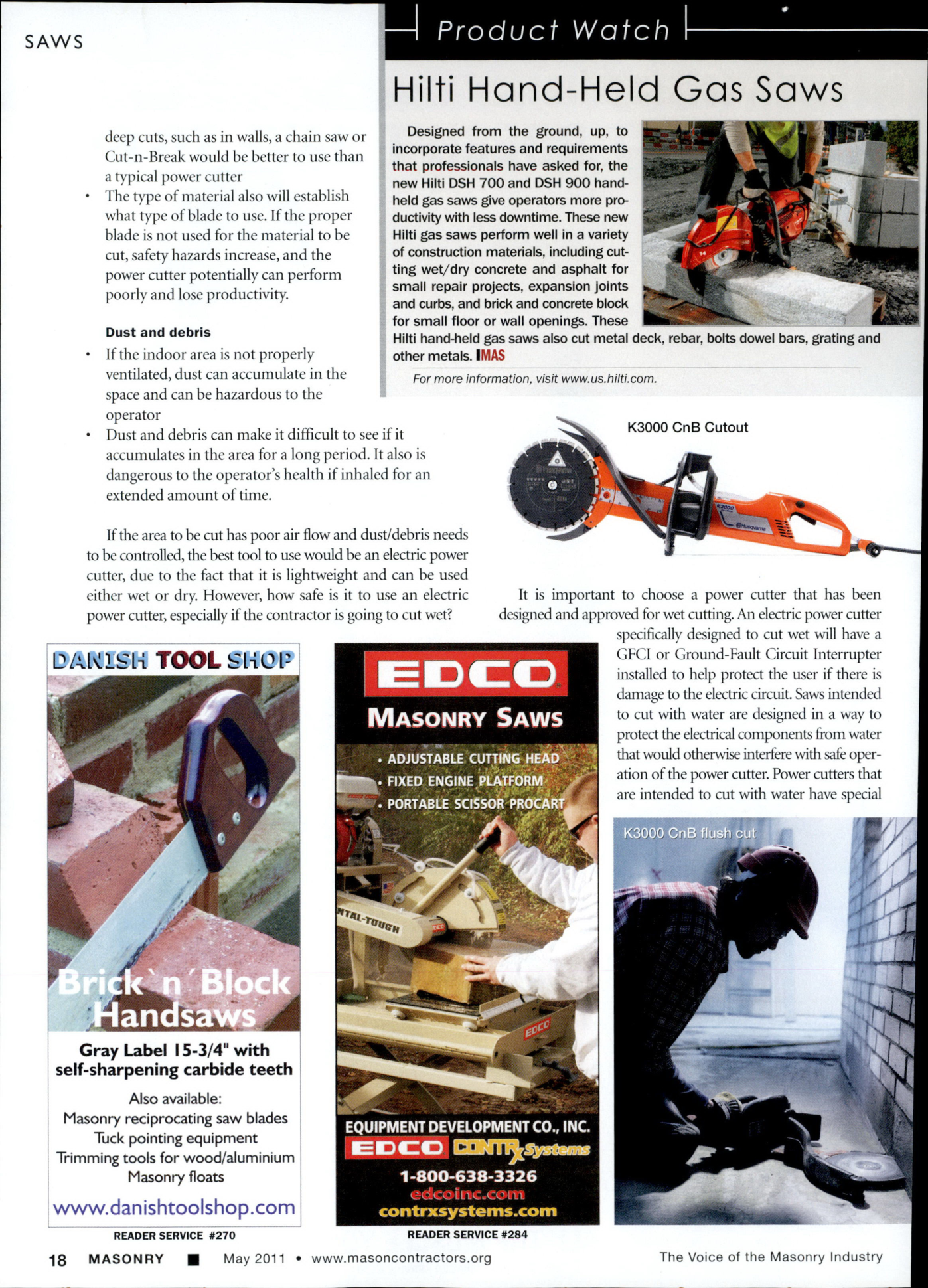 Masonry Magazine May 2011 Page. 20