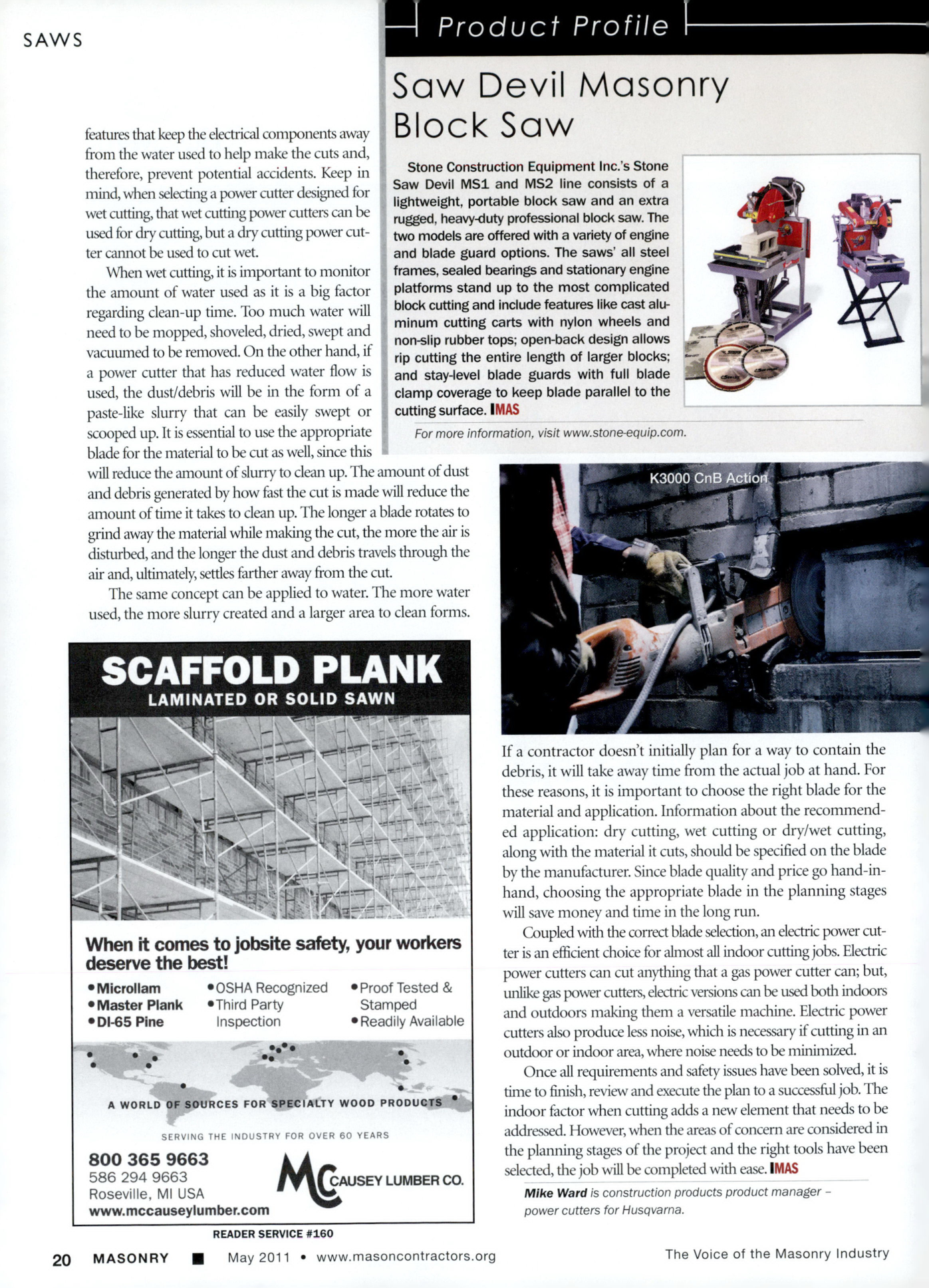 Masonry Magazine May 2011 Page. 22