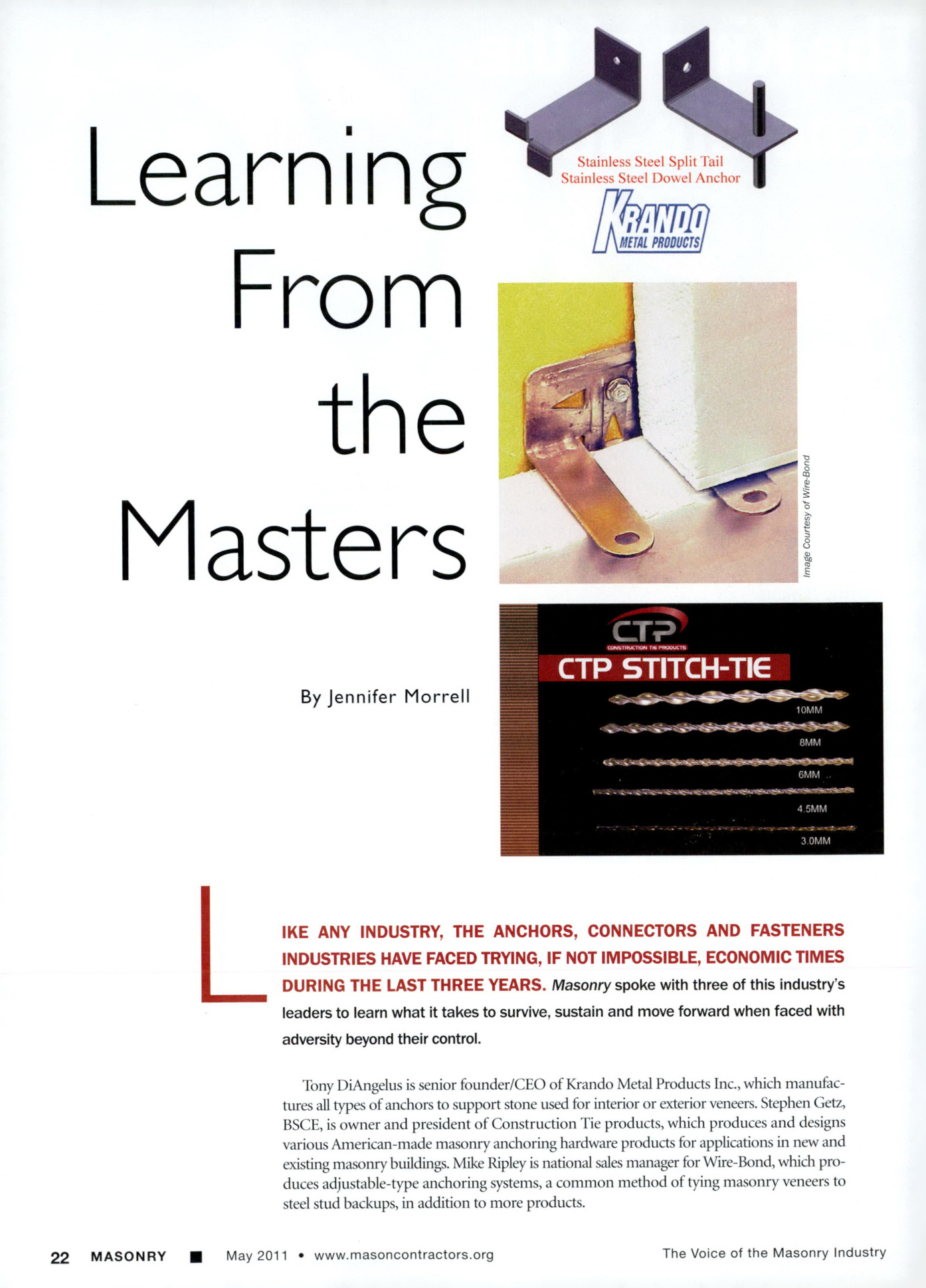 Masonry Magazine May 2011 Page. 24