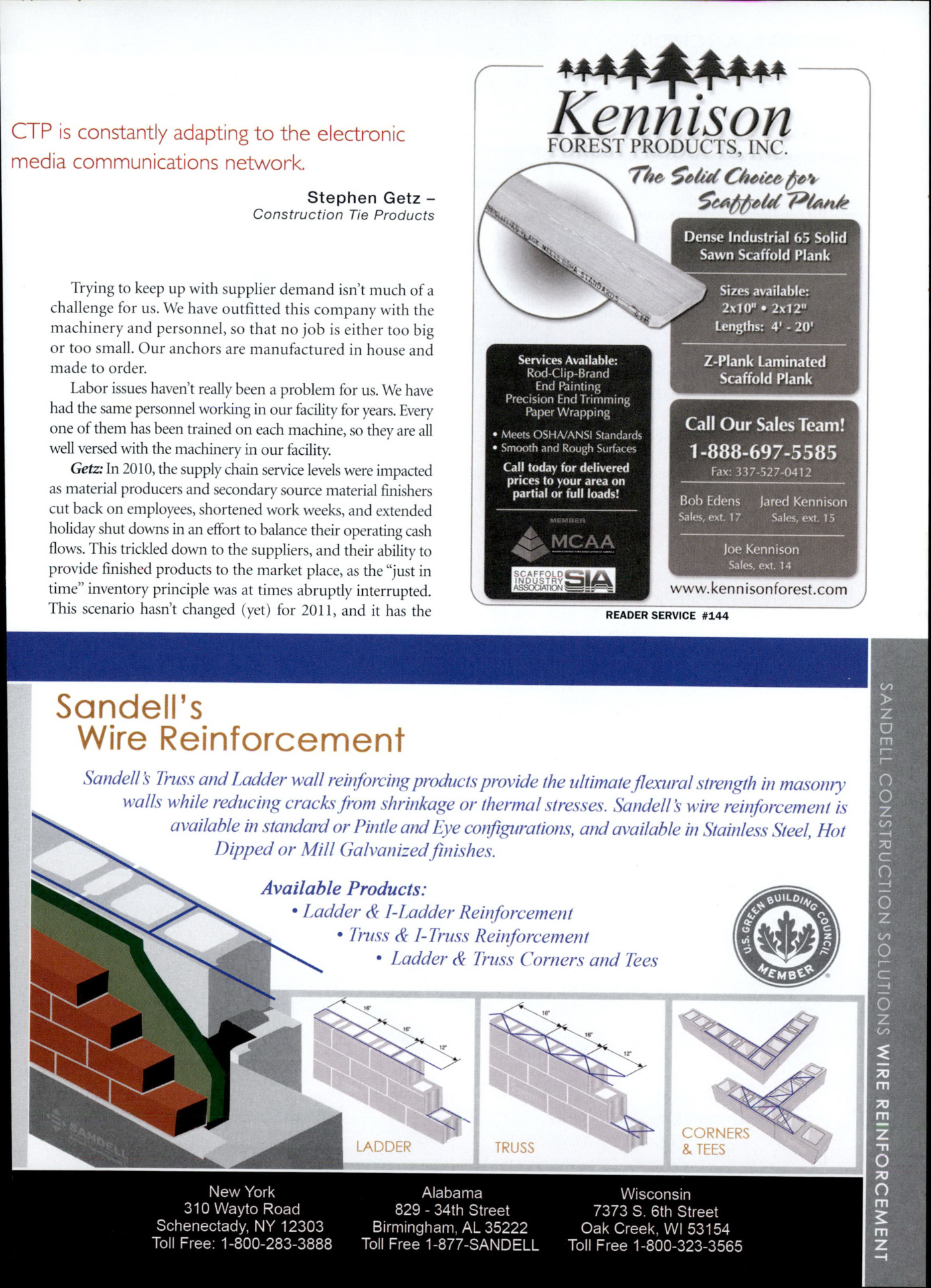 Masonry Magazine May 2011 Page. 27