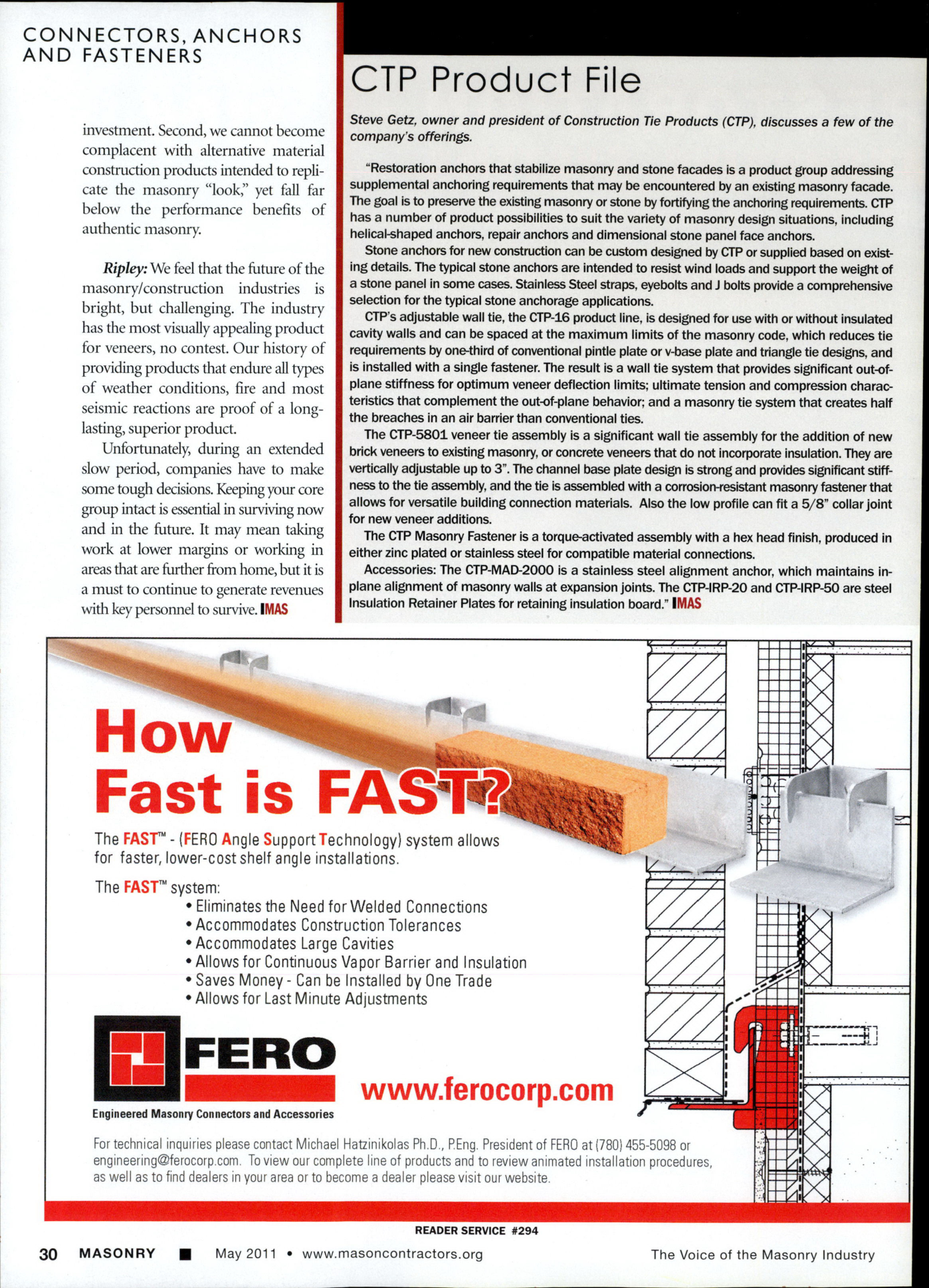 Masonry Magazine May 2011 Page. 32