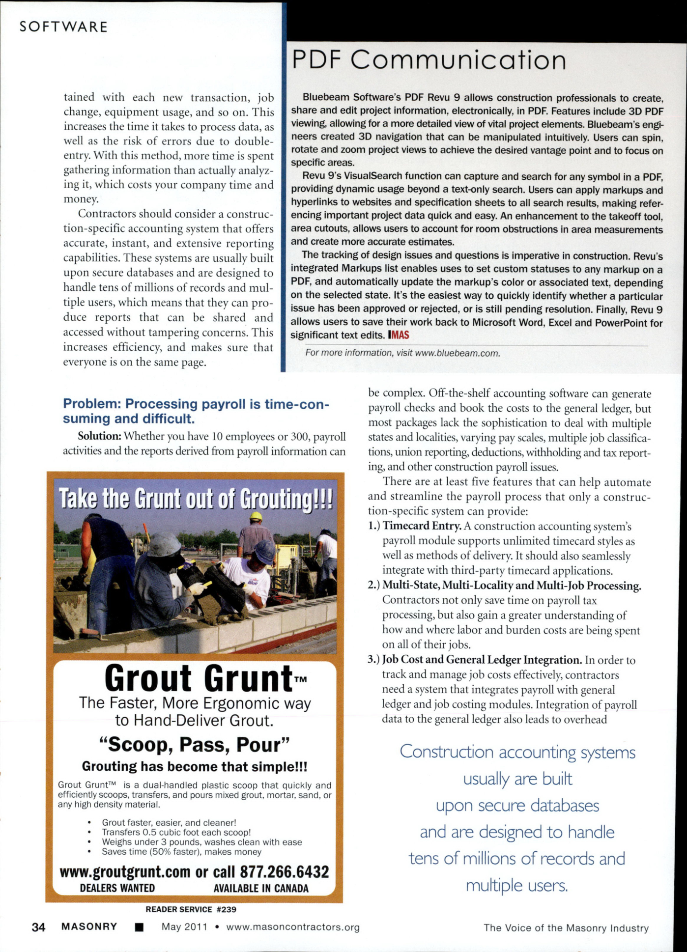 Masonry Magazine May 2011 Page. 36