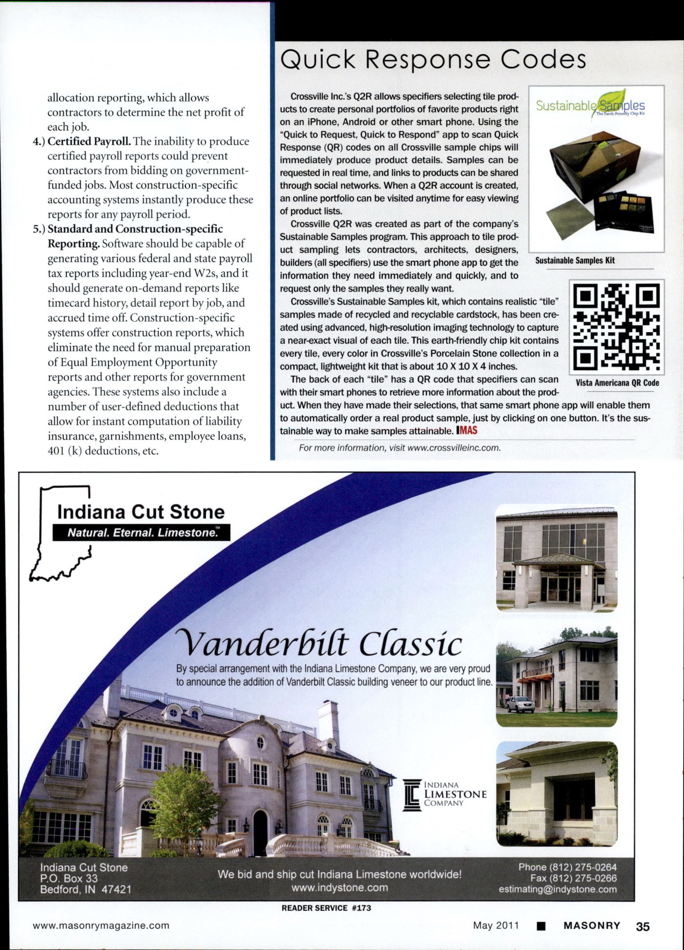 Masonry Magazine May 2011 Page. 37