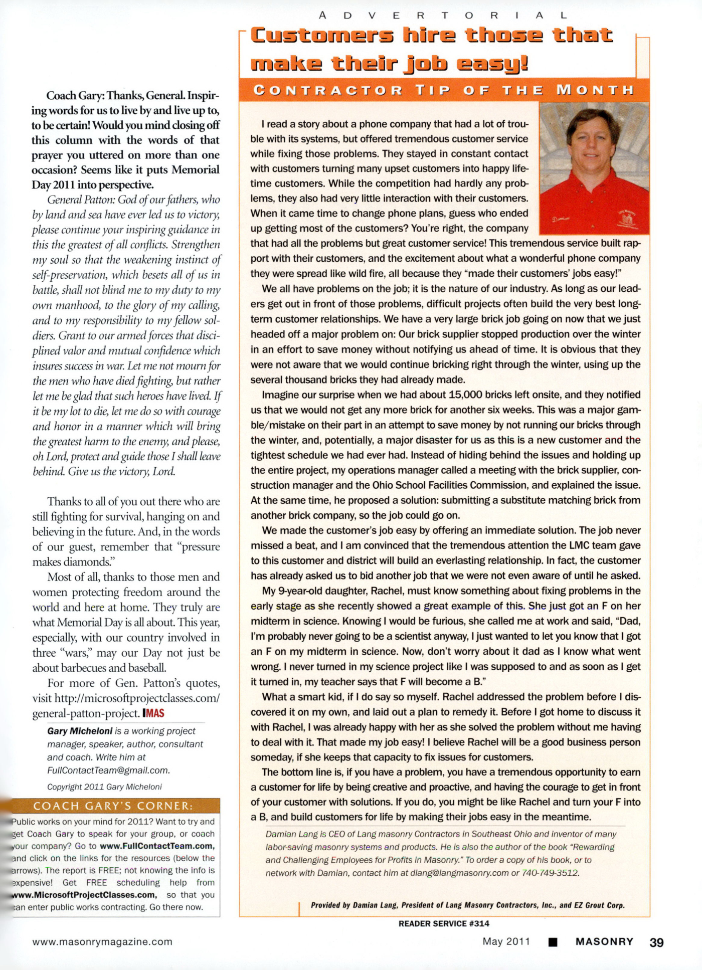 Masonry Magazine May 2011 Page. 41