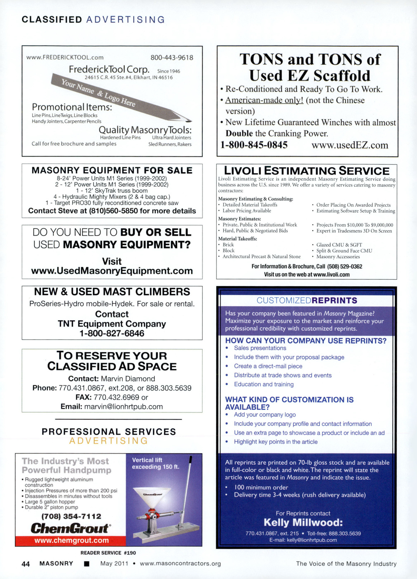 Masonry Magazine May 2011 Page. 46