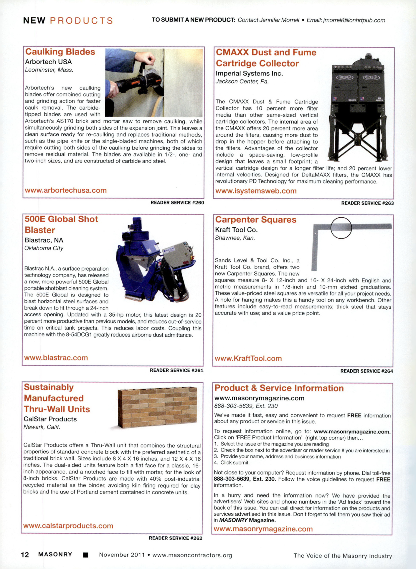 Masonry Magazine November 2011 Page. 14