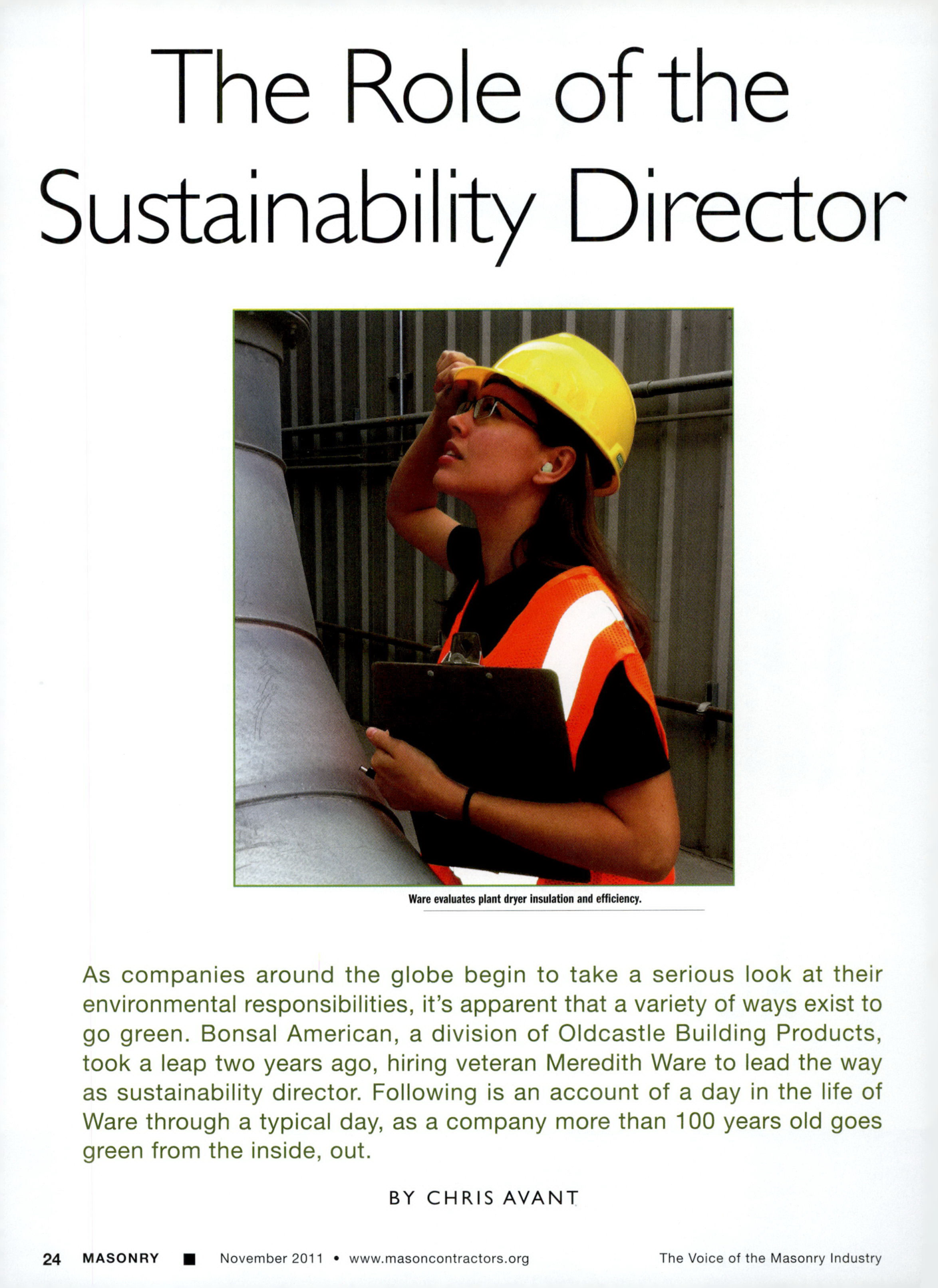Masonry Magazine November 2011 Page. 26