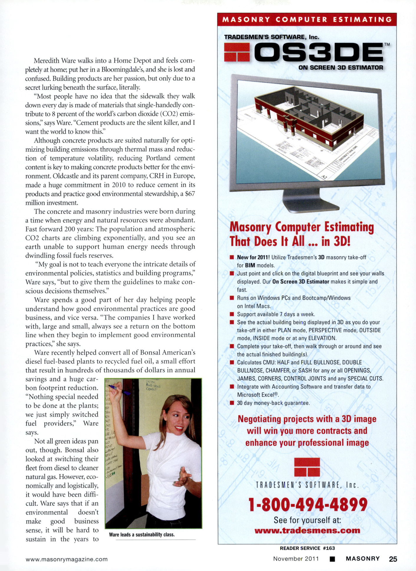 Masonry Magazine November 2011 Page. 27