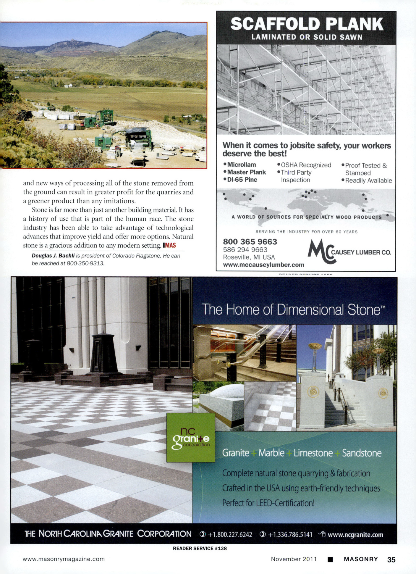 Masonry Magazine November 2011 Page. 37
