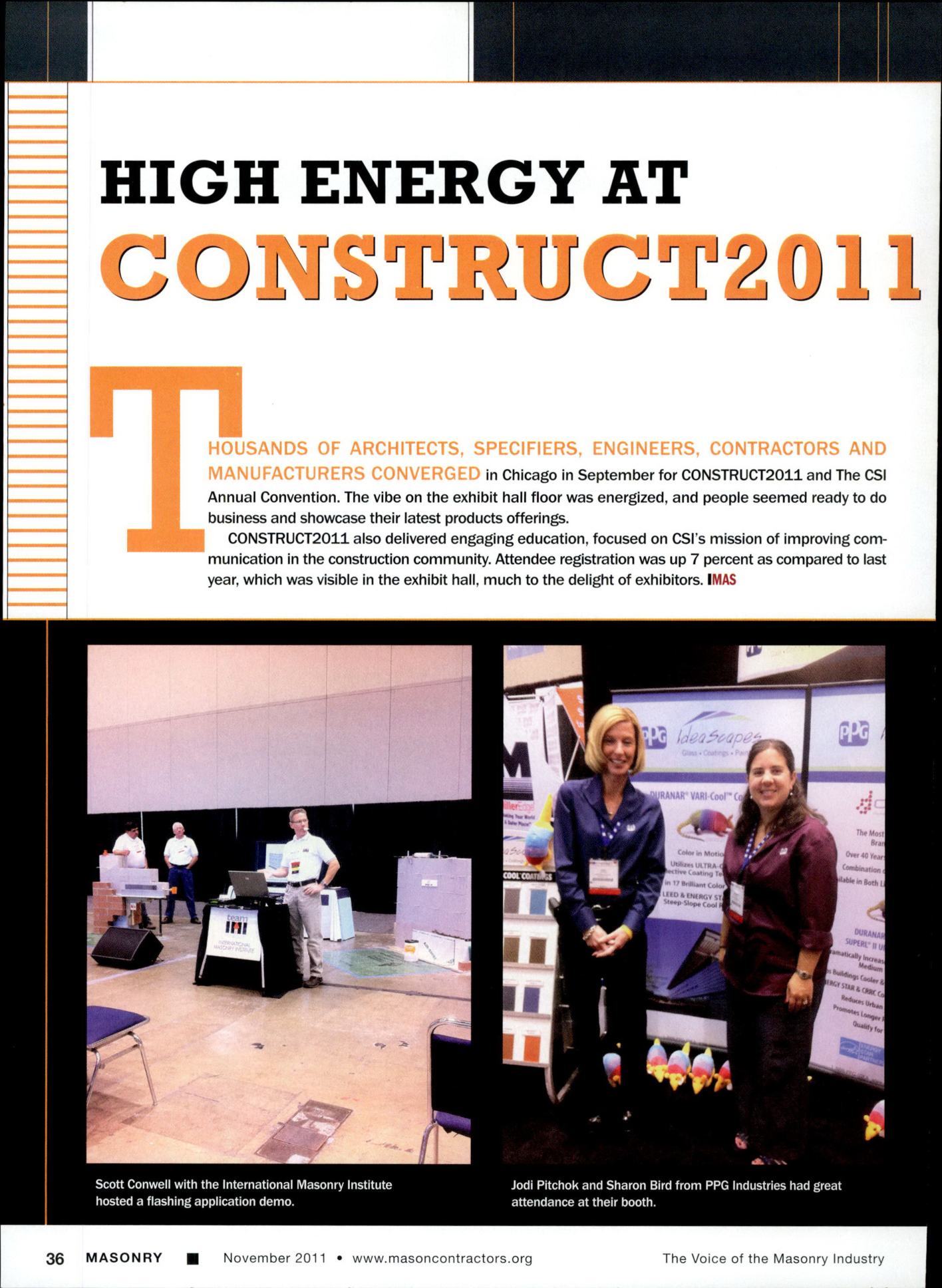 Masonry Magazine November 2011 Page. 38