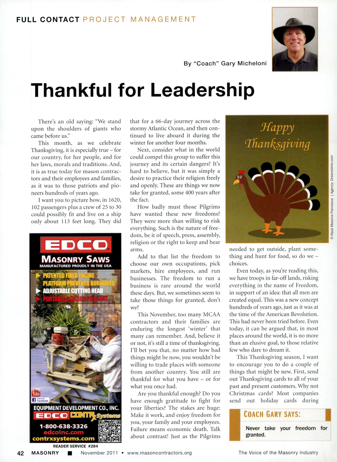 Masonry Magazine November 2011 Page. 44