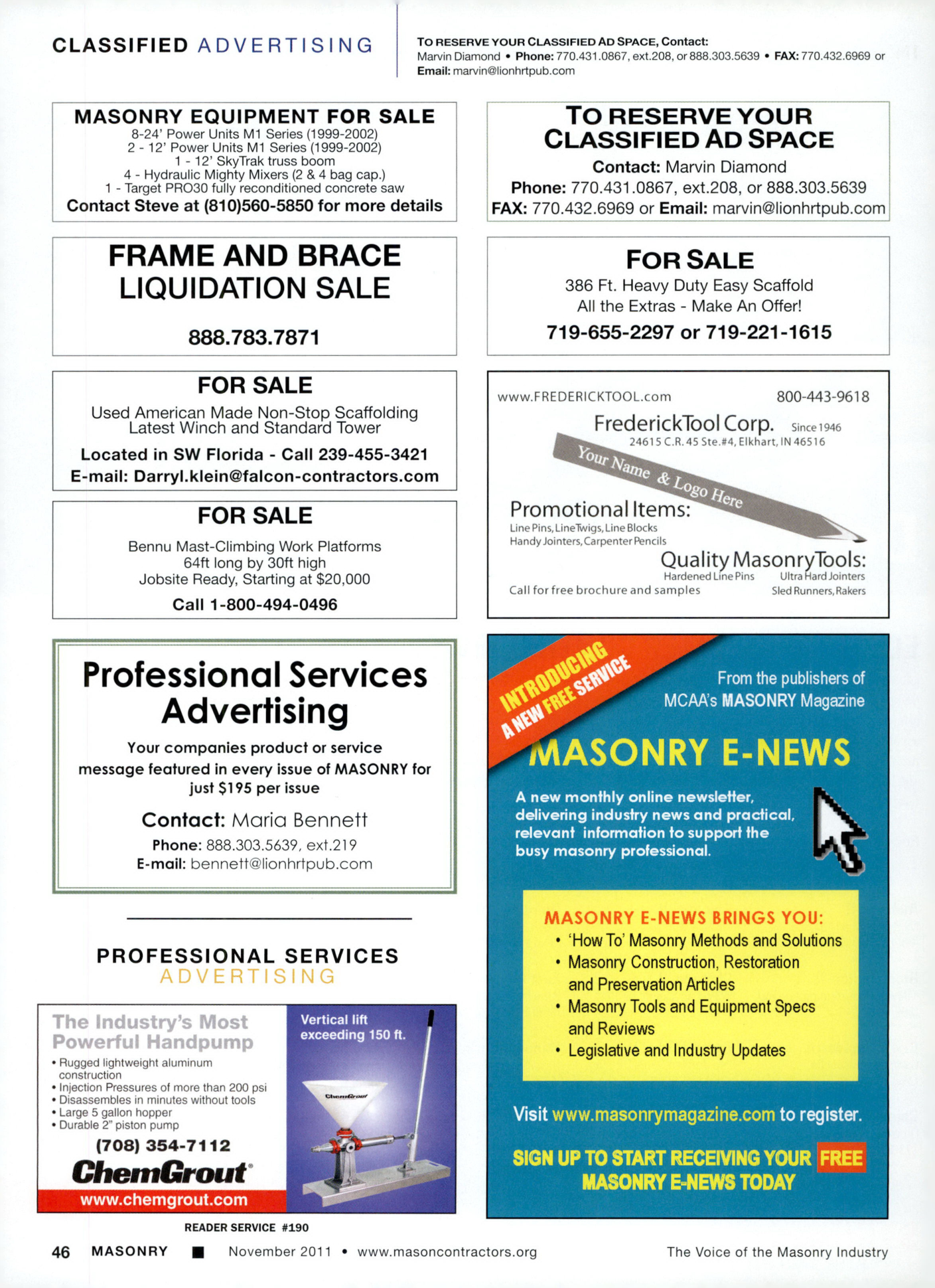 Masonry Magazine November 2011 Page. 48