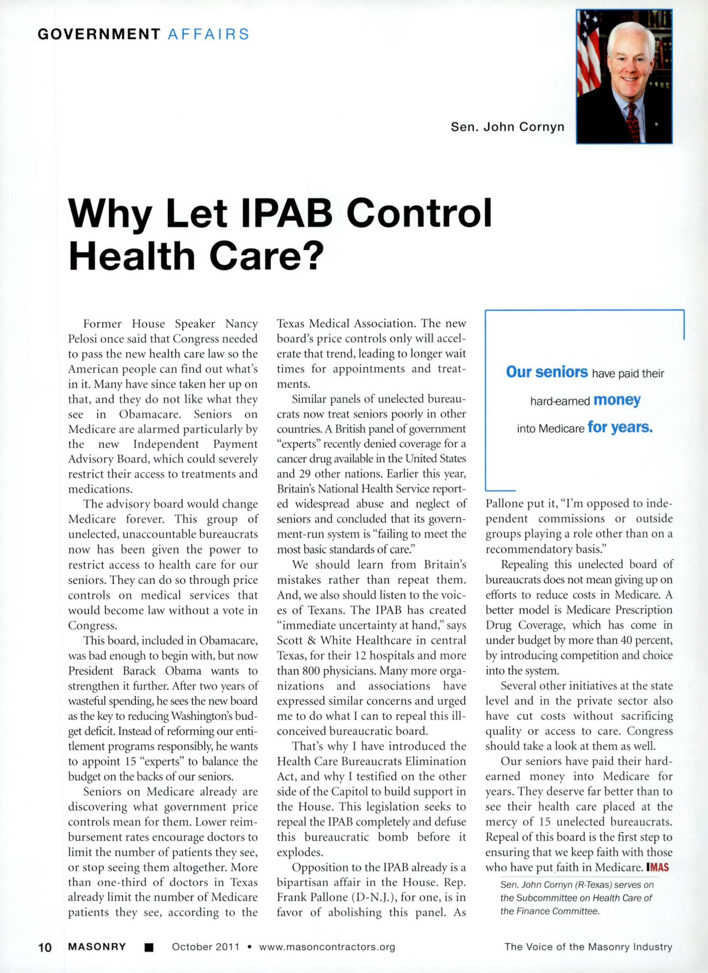 Masonry Magazine October 2011 Page. 12
