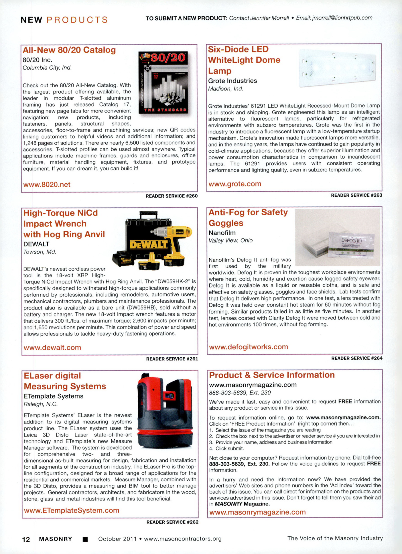 Masonry Magazine October 2011 Page. 14
