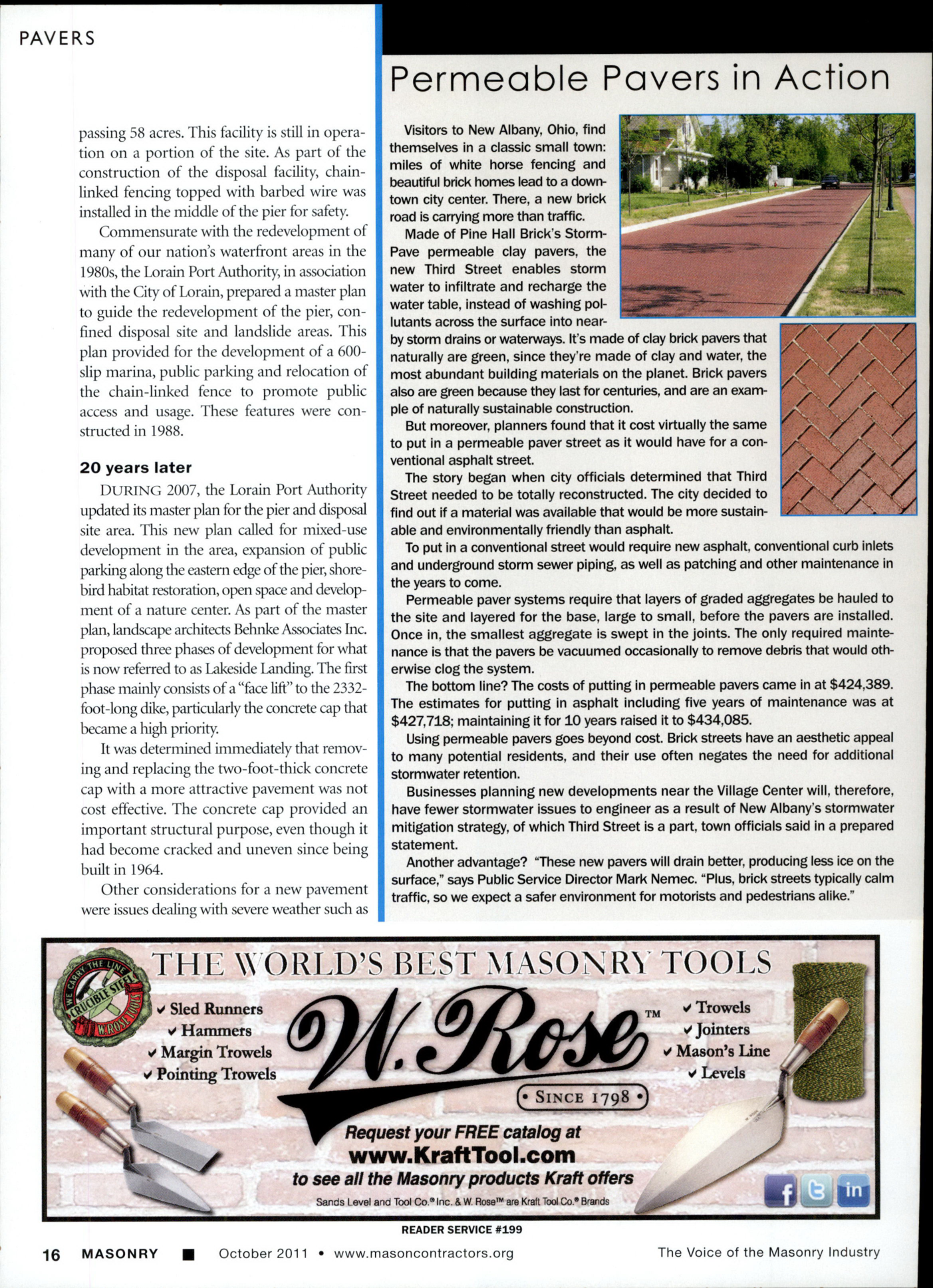 Masonry Magazine October 2011 Page. 18