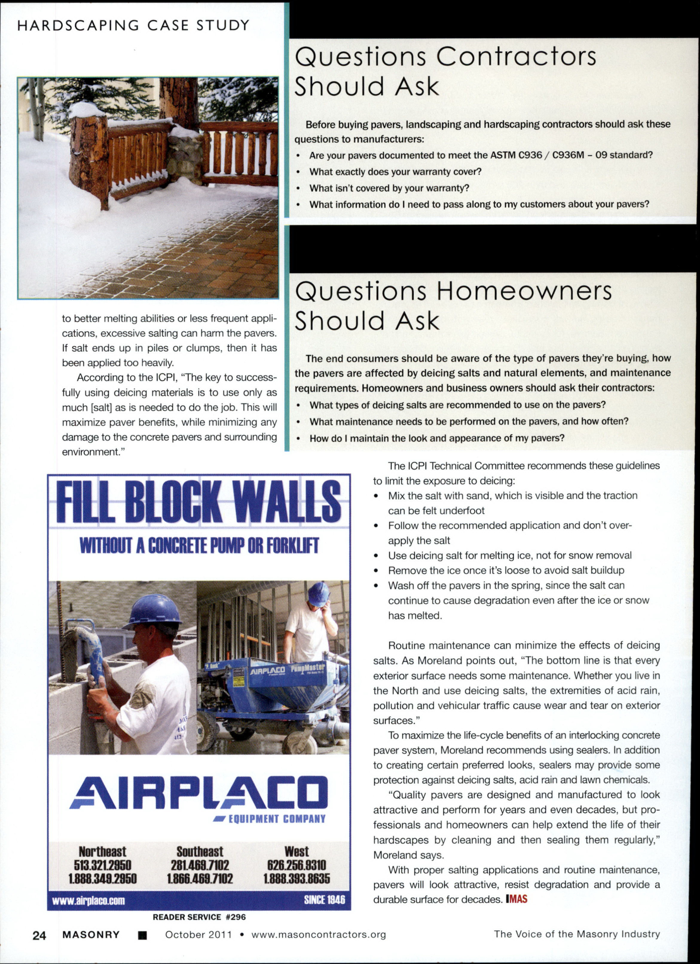 Masonry Magazine October 2011 Page. 26